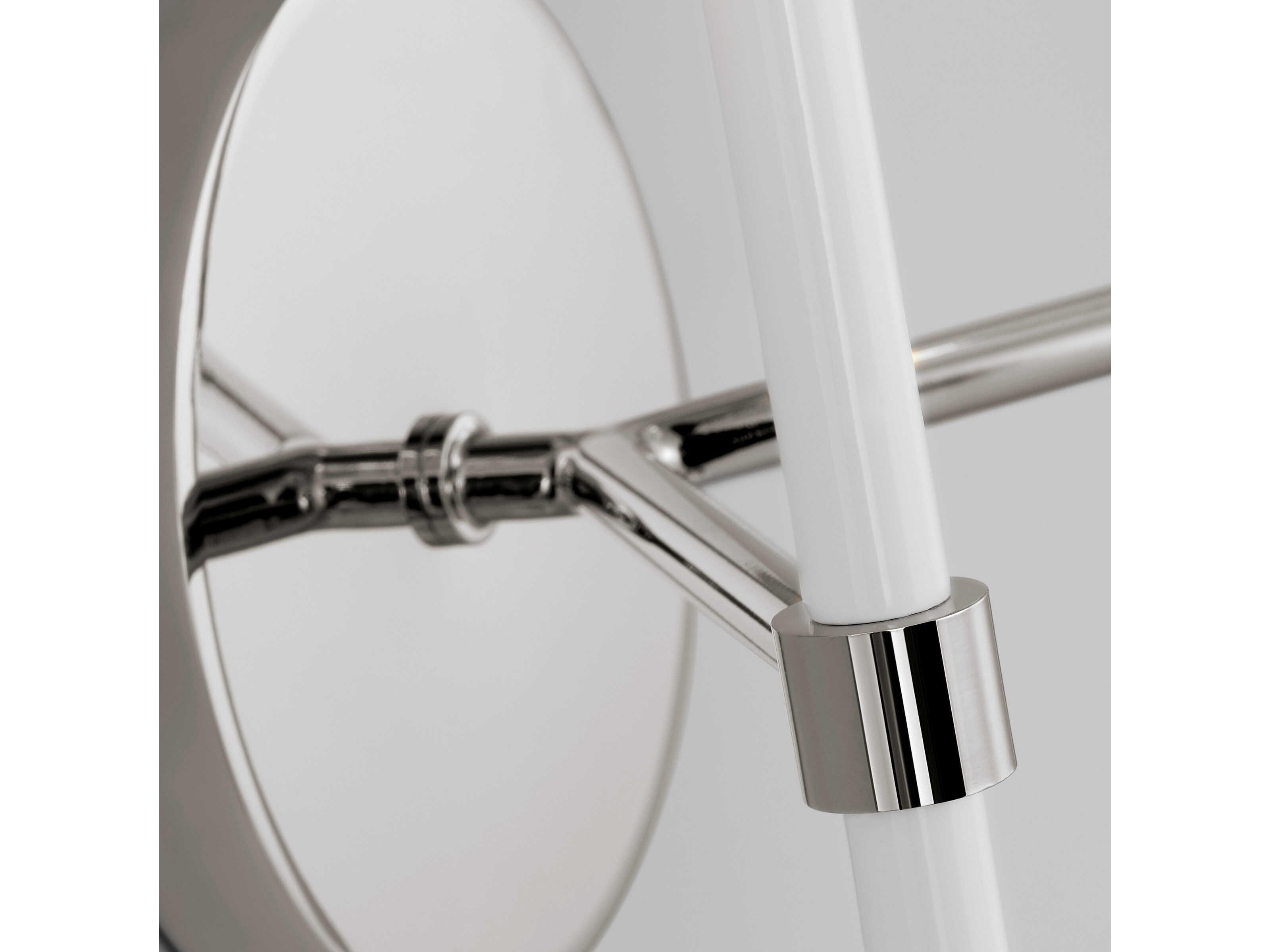 Visual Comfort Studio Monroe 2-Light Polished Nickel Wall Sconce