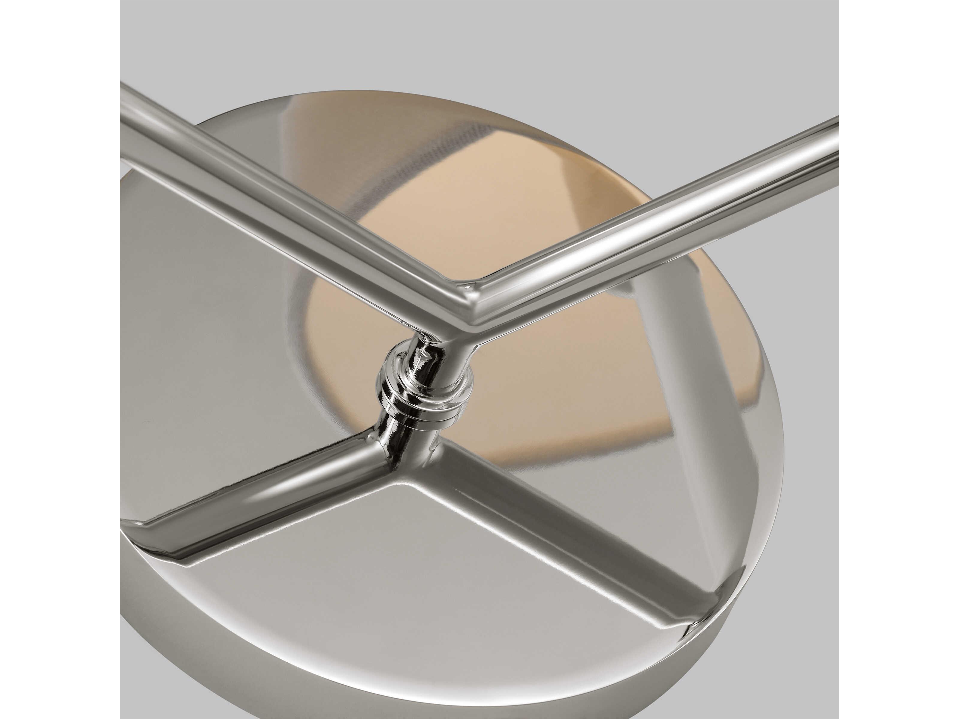 Visual Comfort Studio Monroe 2-Light Polished Nickel Wall Sconce