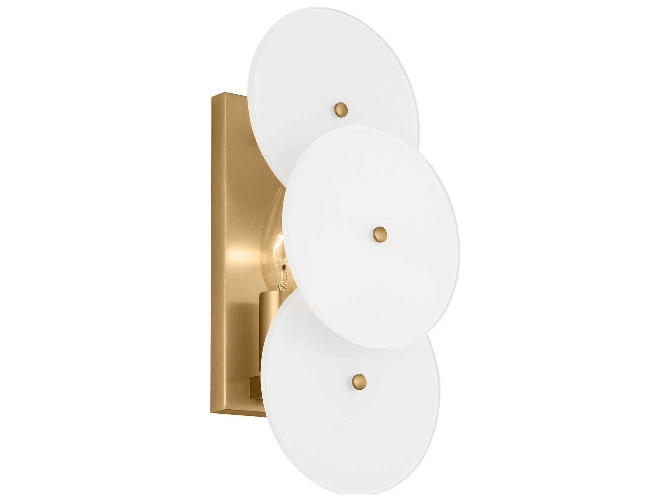 Visual Comfort Studio Emery 2-Light Burnished Brass Wall Sconce