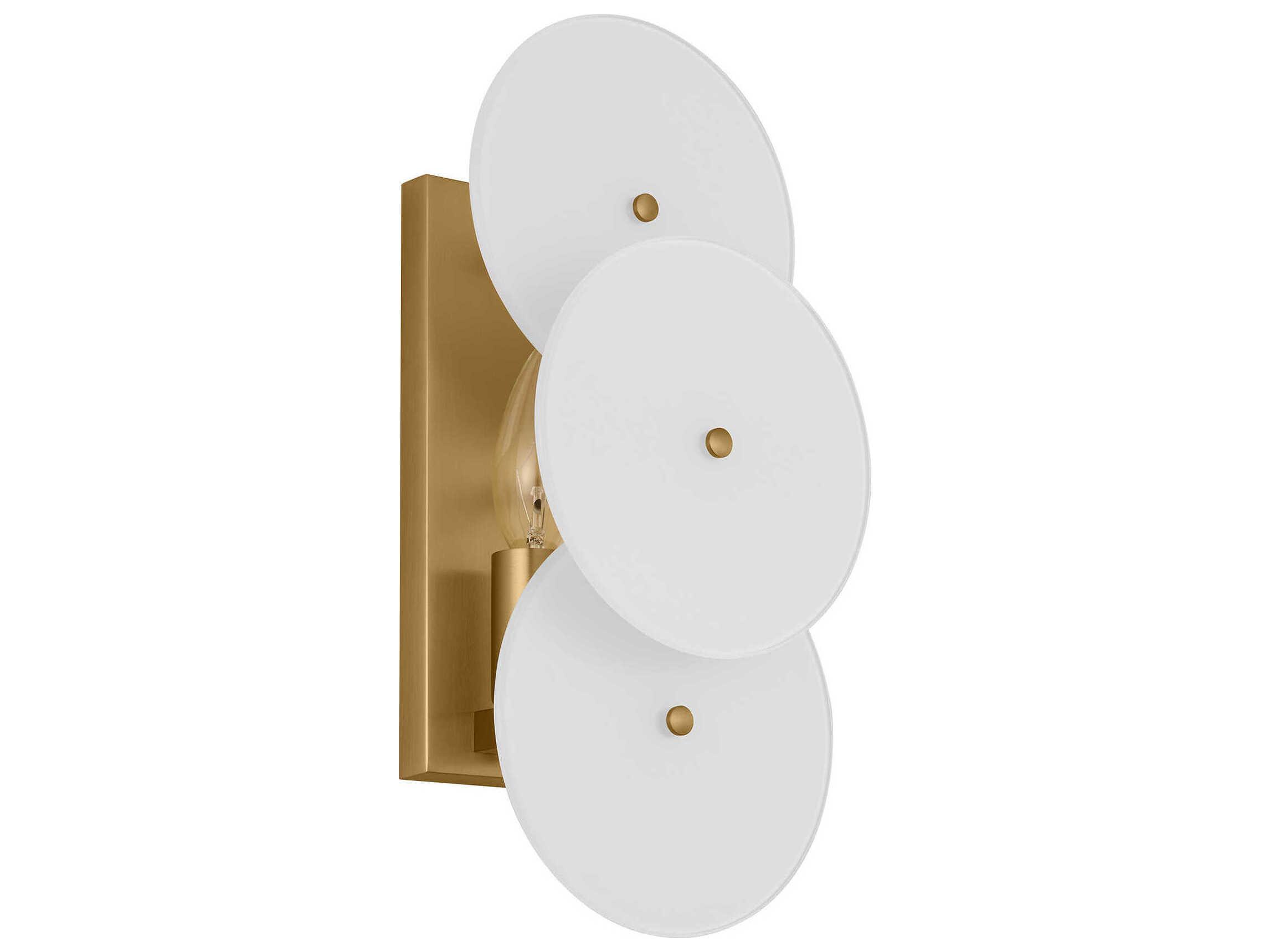 Visual Comfort Studio Emery 2-Light Burnished Brass Wall Sconce