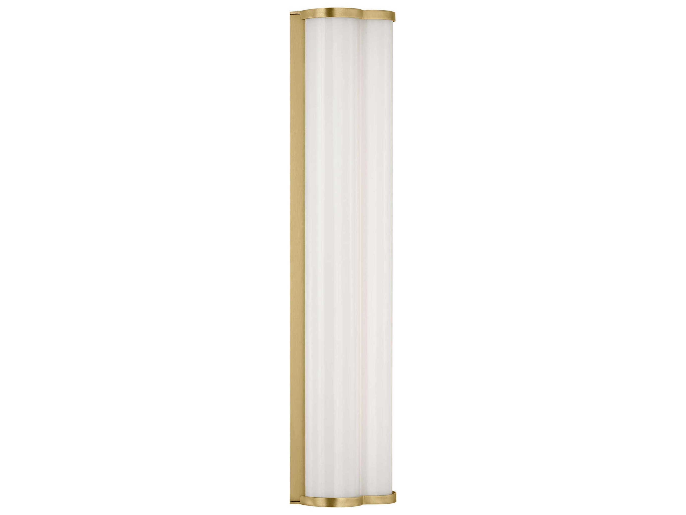 Visual Comfort Studio Freya 1-Light Burnished Brass Vanity Light