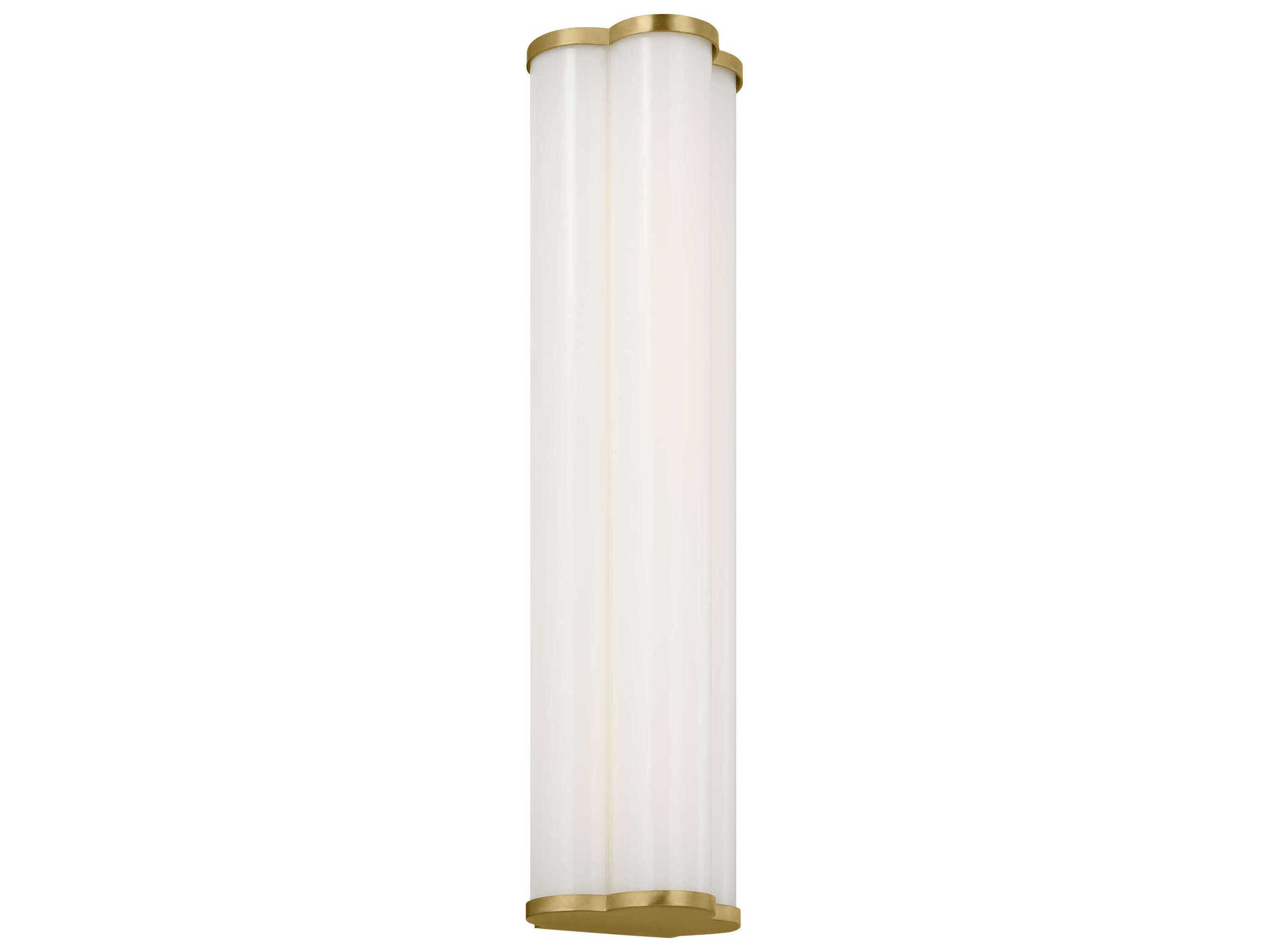 Visual Comfort Studio Freya 1-Light Burnished Brass Vanity Light