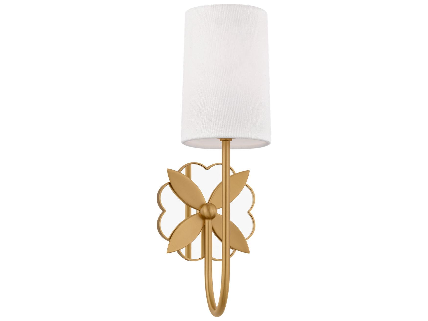 Visual Comfort Studio Spencer 1-Light Burnished Brass Wall Sconce