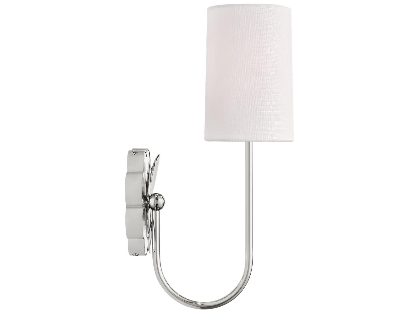 Visual Comfort Studio Spencer 1-Light Polished Nickel Wall Sconce