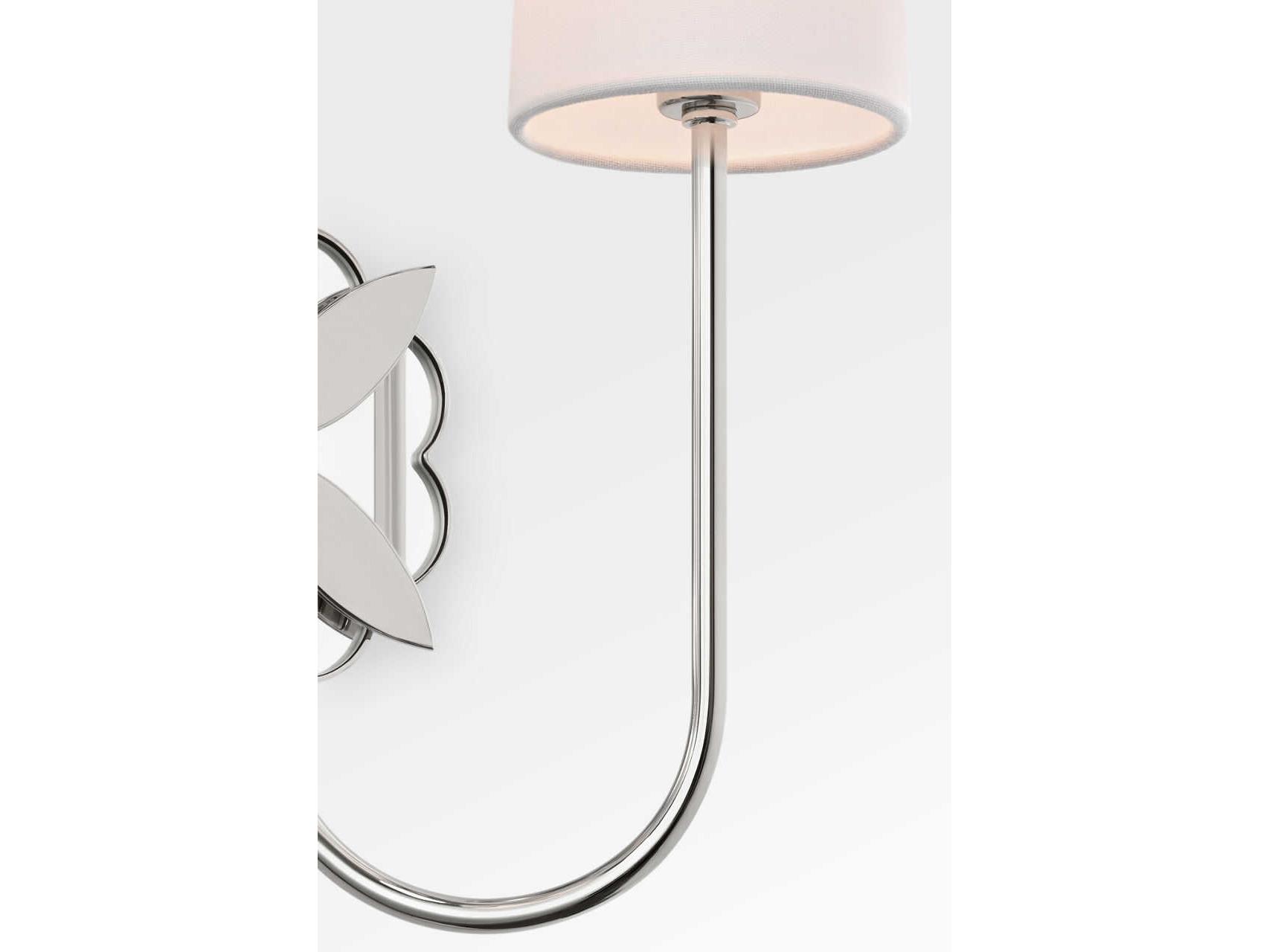 Visual Comfort Studio Spencer 2-Light Polished Nickel Wall Sconce