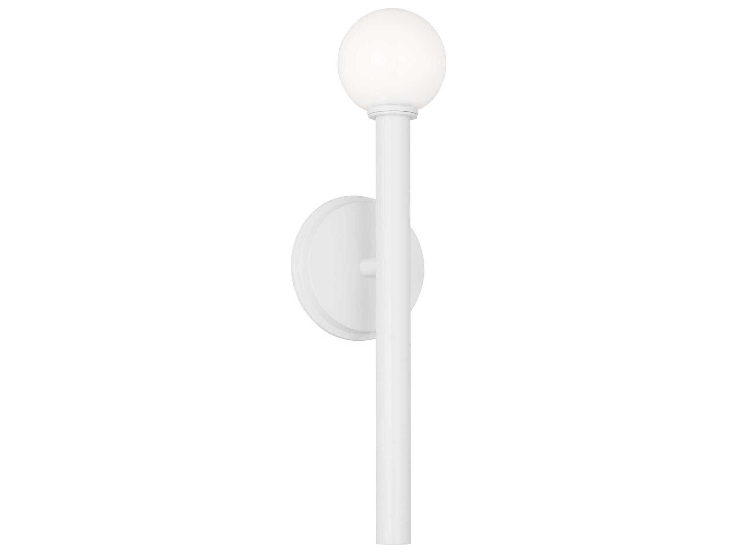 Visual Comfort Studio Nodes 1-Light Matte White Wall Sconce