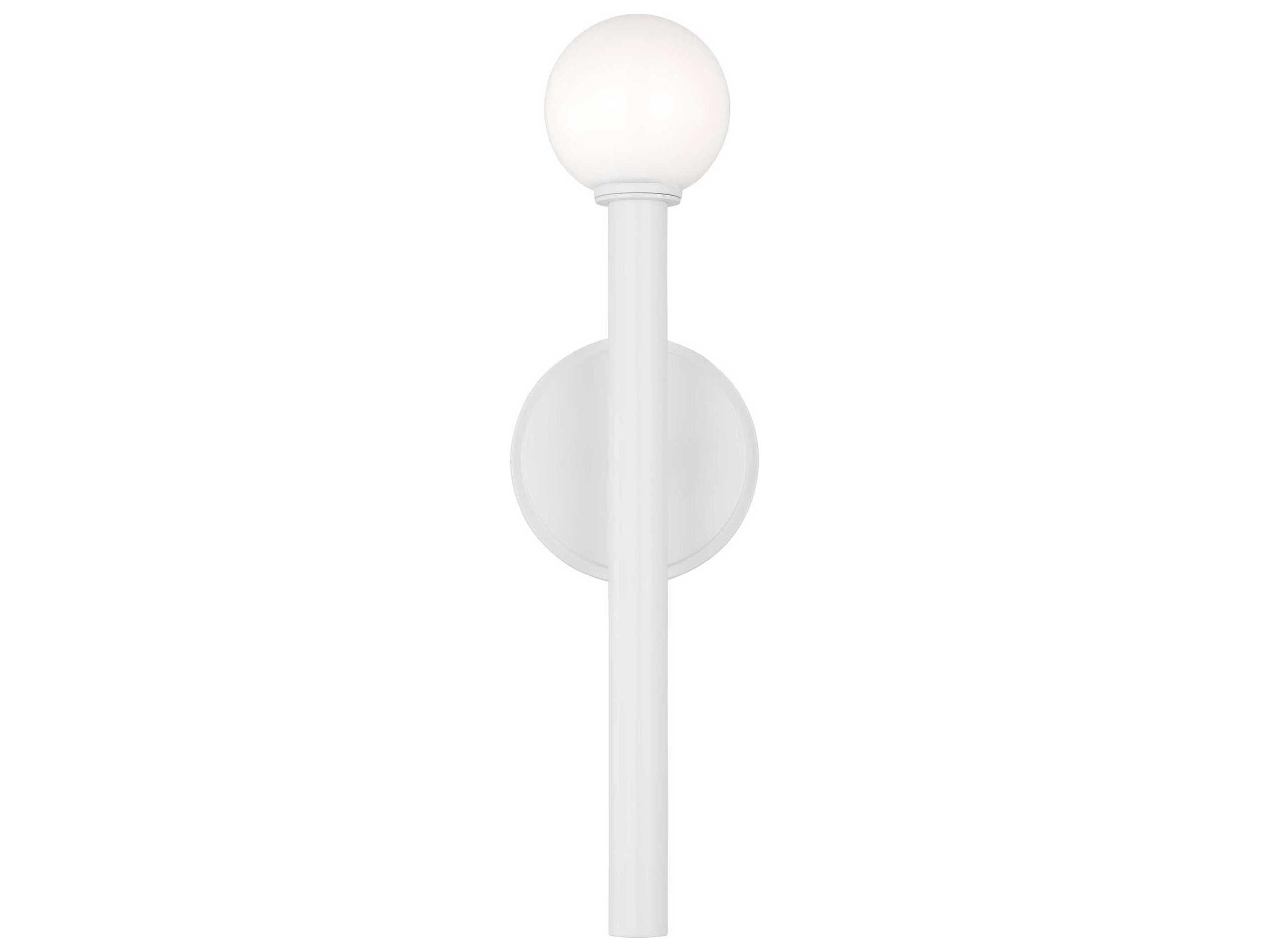 Visual Comfort Studio Nodes 1-Light Matte White Wall Sconce
