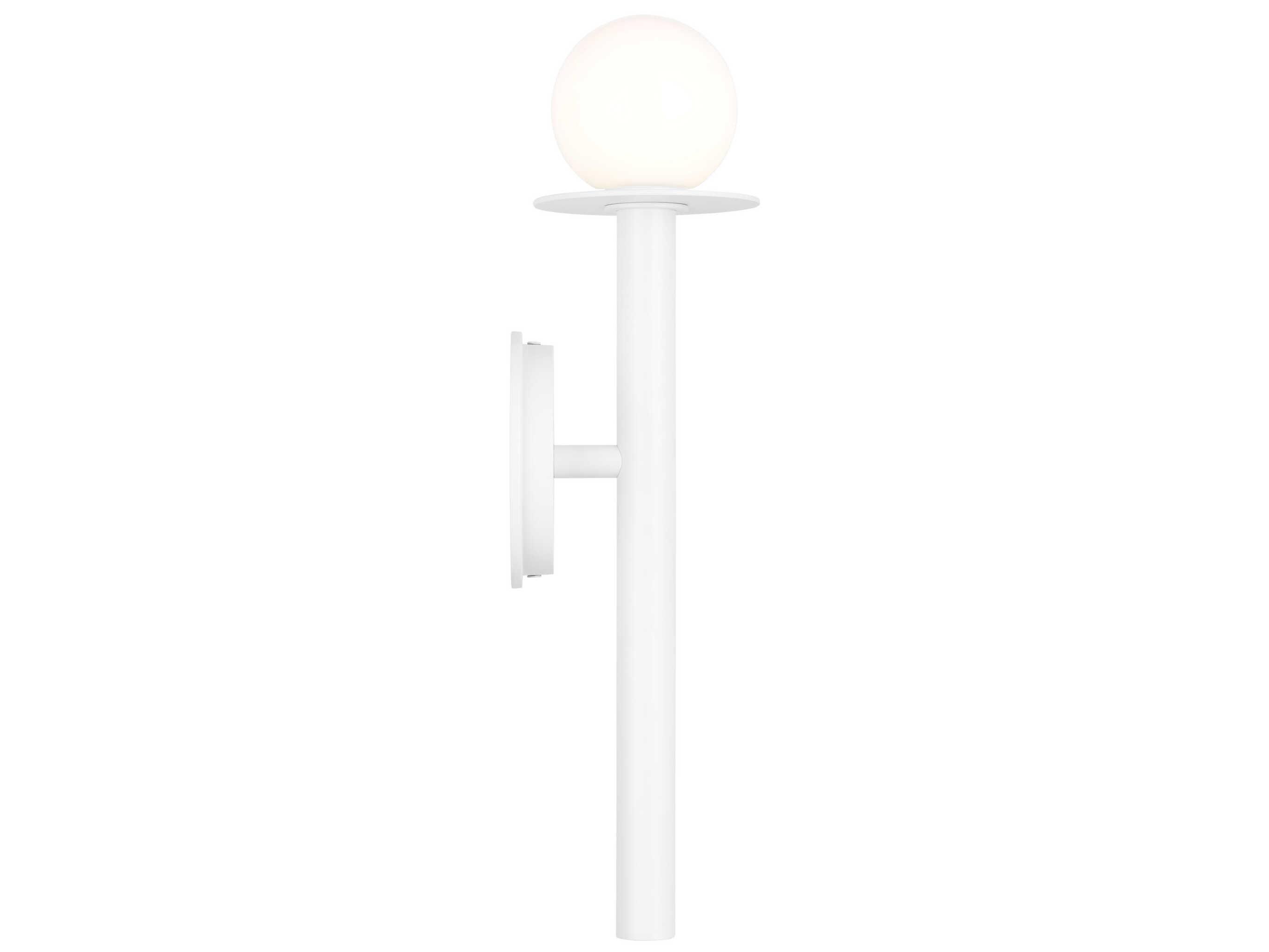 Visual Comfort Studio Nodes 1-Light Matte White Wall Sconce
