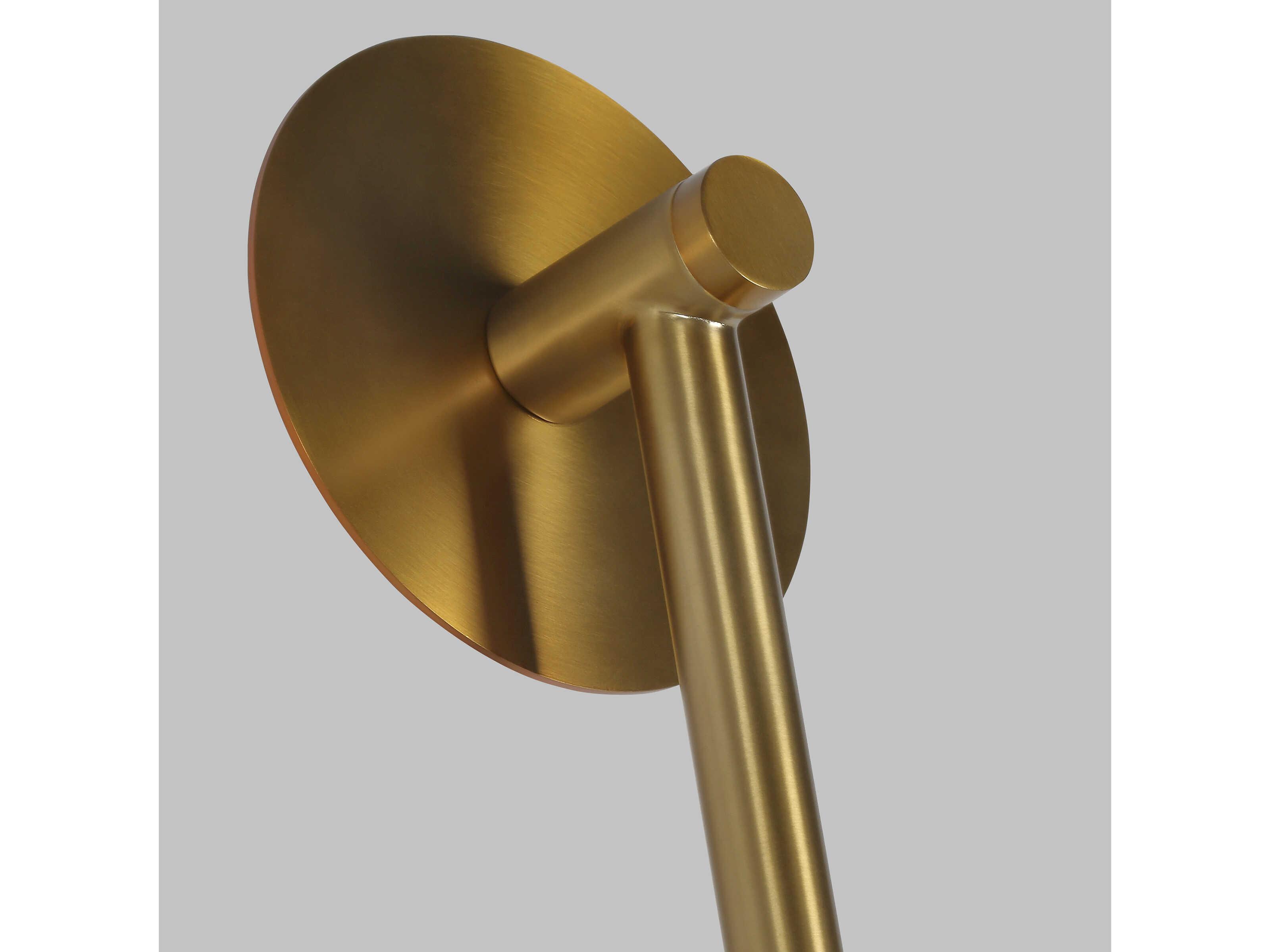 Visual Comfort Studio Nodes 1-Light Burnished Brass Swing Wall Sconce