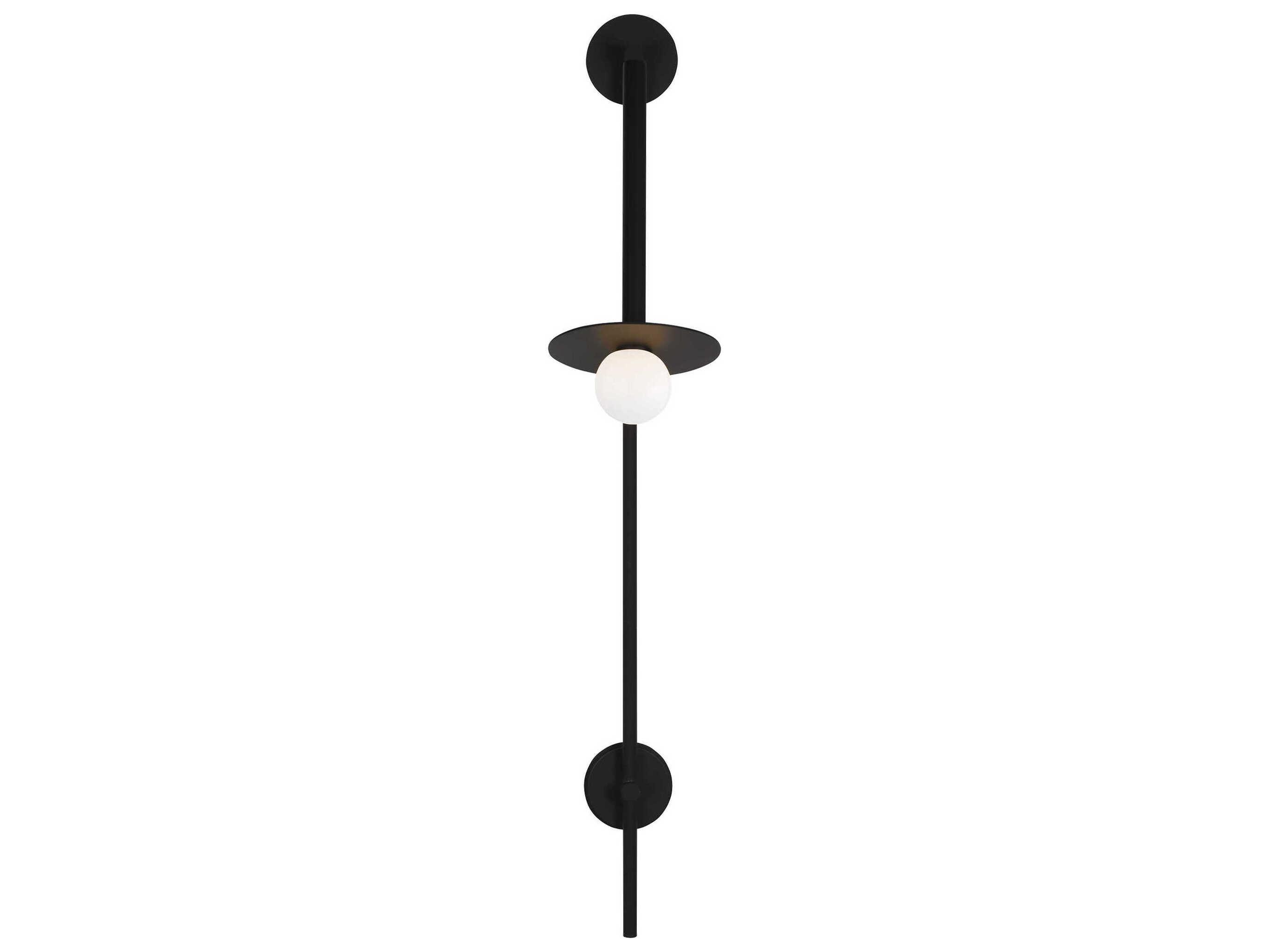 Visual Comfort Studio Nodes 1-Light Midnight Black Swing Wall Sconce