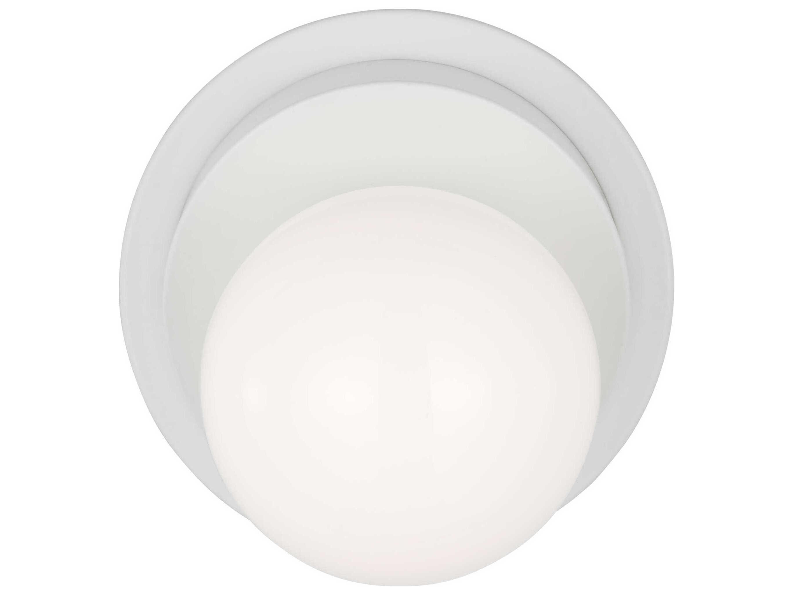 Visual Comfort Studio Nodes 1-Light Matte White Wall Sconce