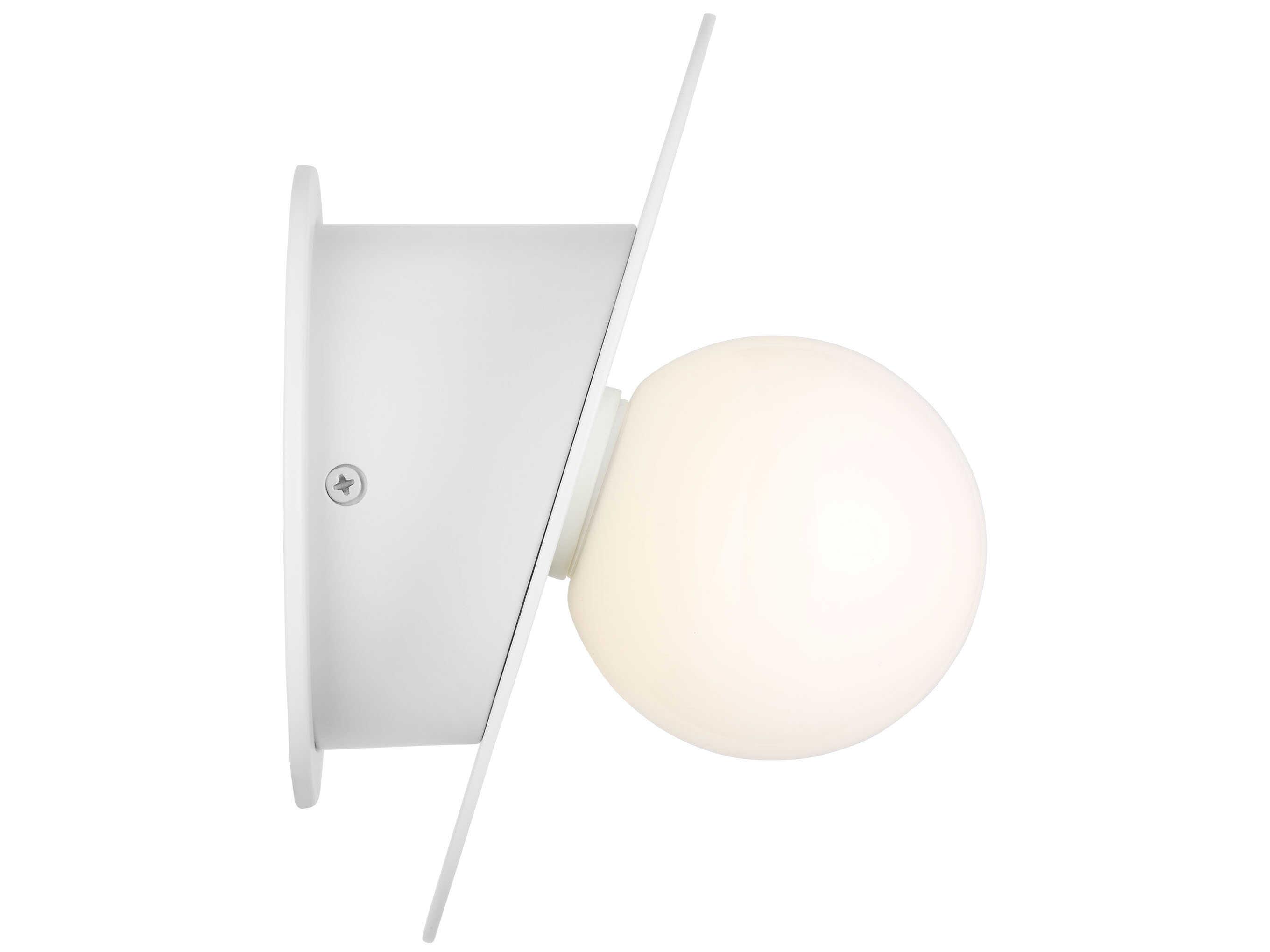 Visual Comfort Studio Nodes 1-Light Matte White Wall Sconce
