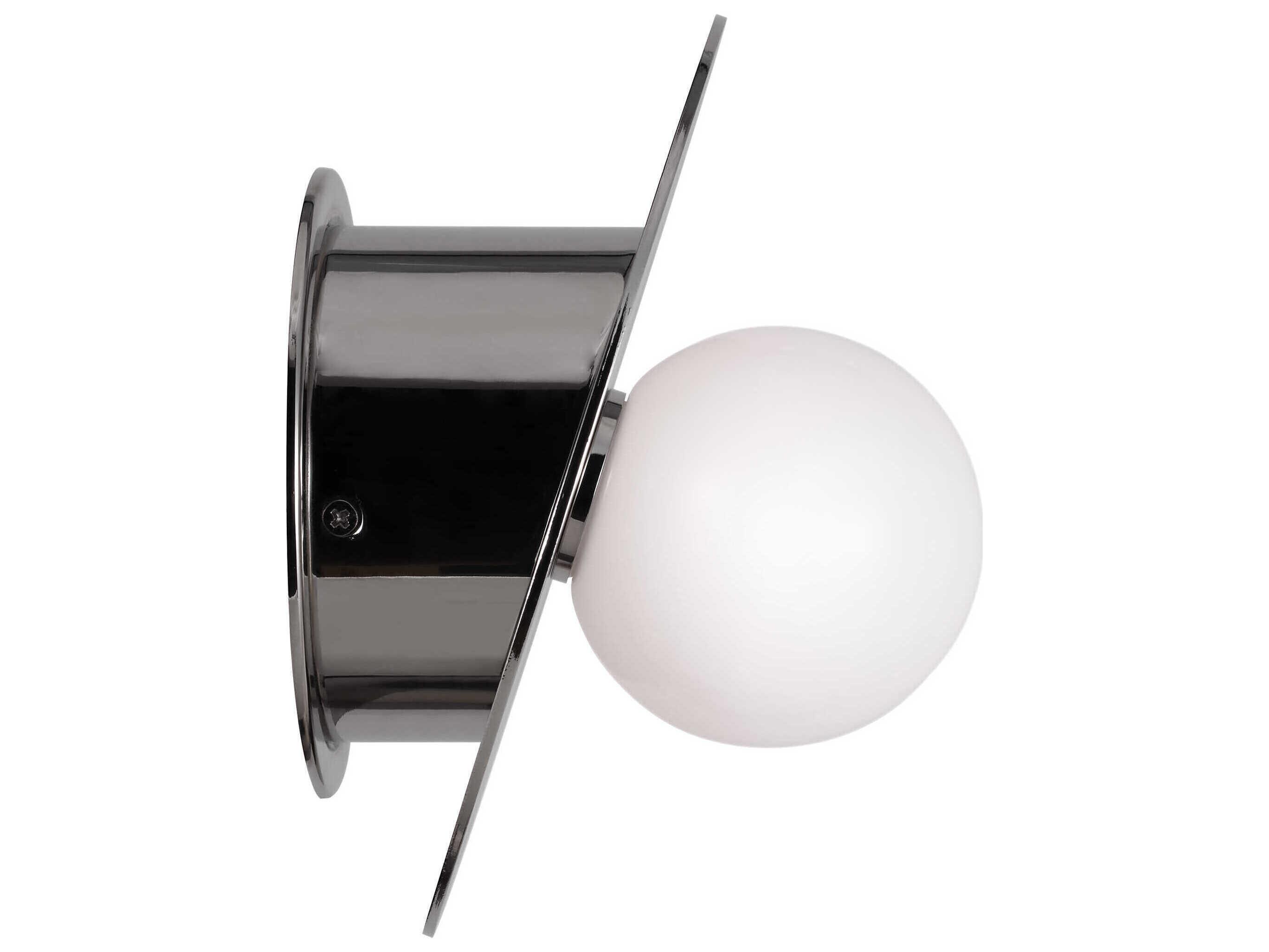 Visual Comfort Studio Nodes 1-Light Polished Nickel Wall Sconce