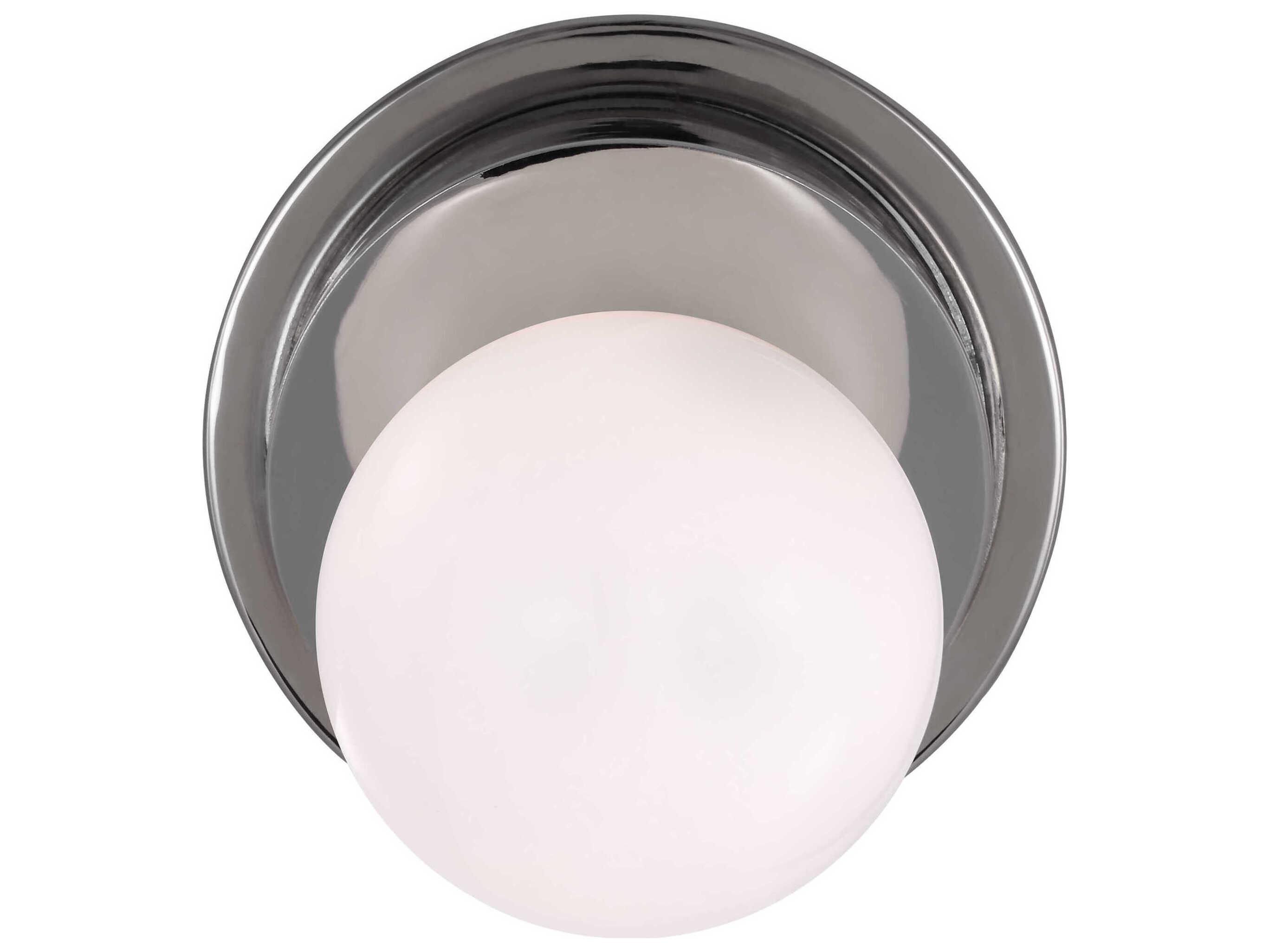 Visual Comfort Studio Nodes 1-Light Polished Nickel Wall Sconce