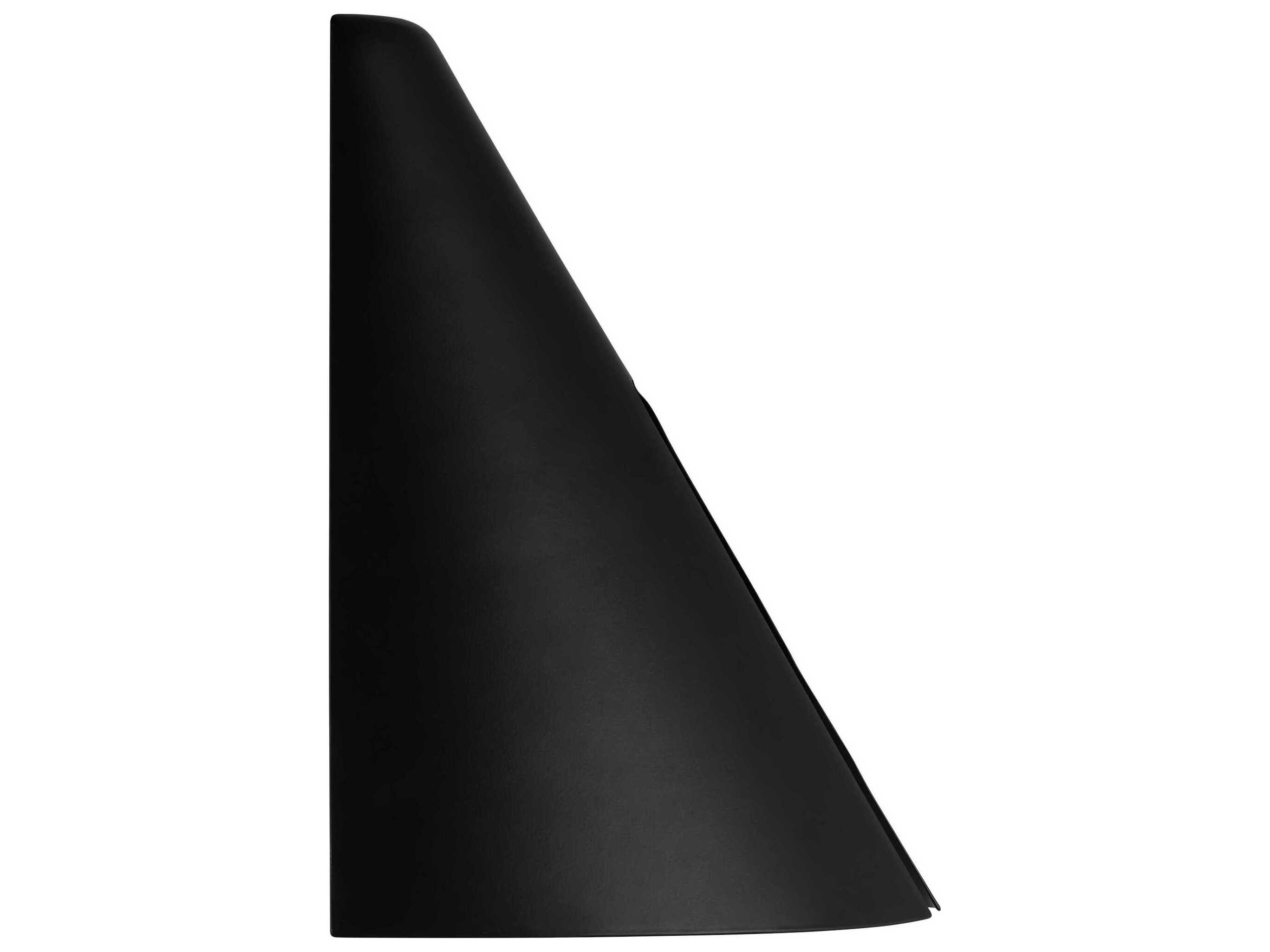 Visual Comfort Studio Cambre 1-Light Midnight Black Burnished Brass Wall Sconce