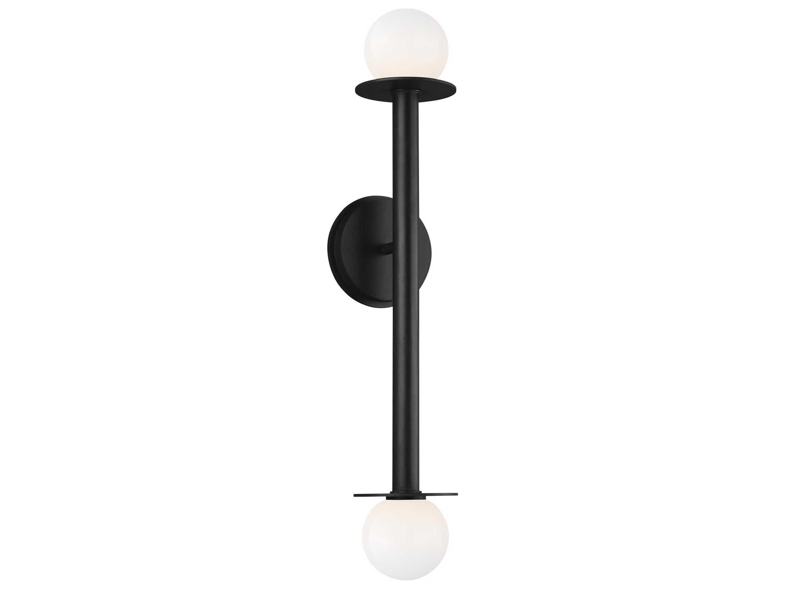Visual Comfort Studio Nodes 2-Light Midnight Black Wall Sconce