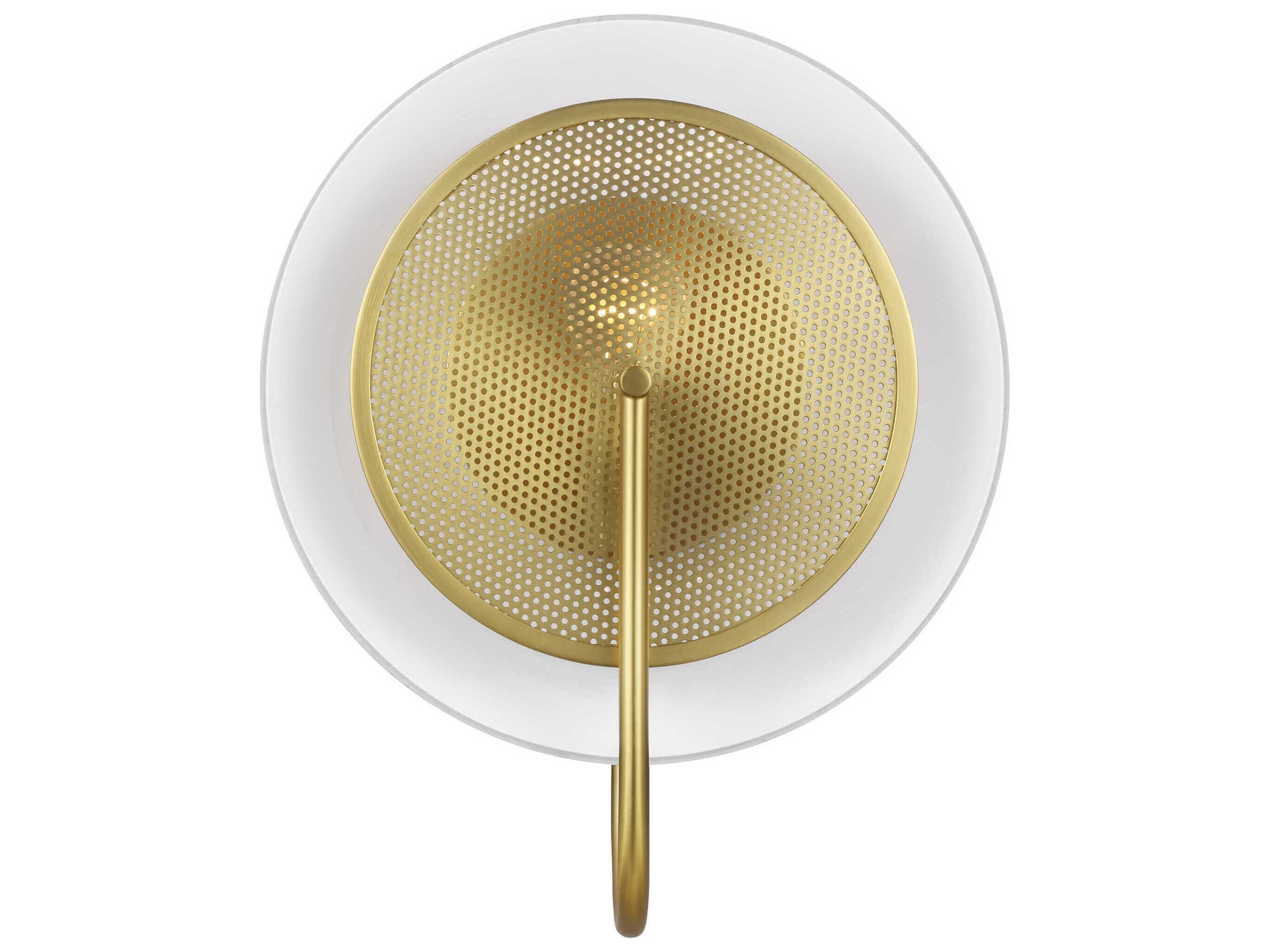 Visual Comfort Studio Gesture 1-Light Burnished Brass Wall Sconce