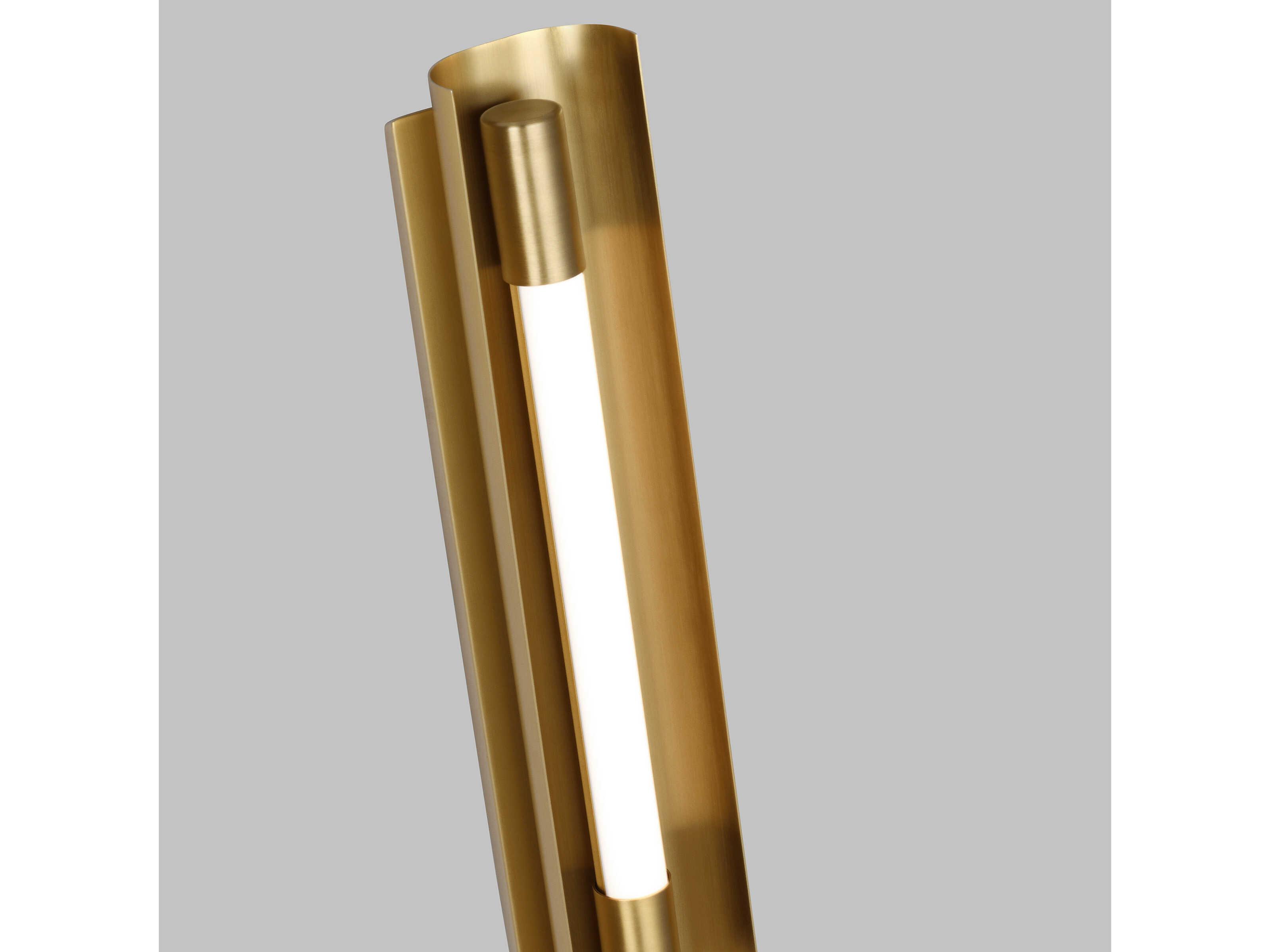 Visual Comfort Studio Carson 1-Light Burnished Brass Vanity Light