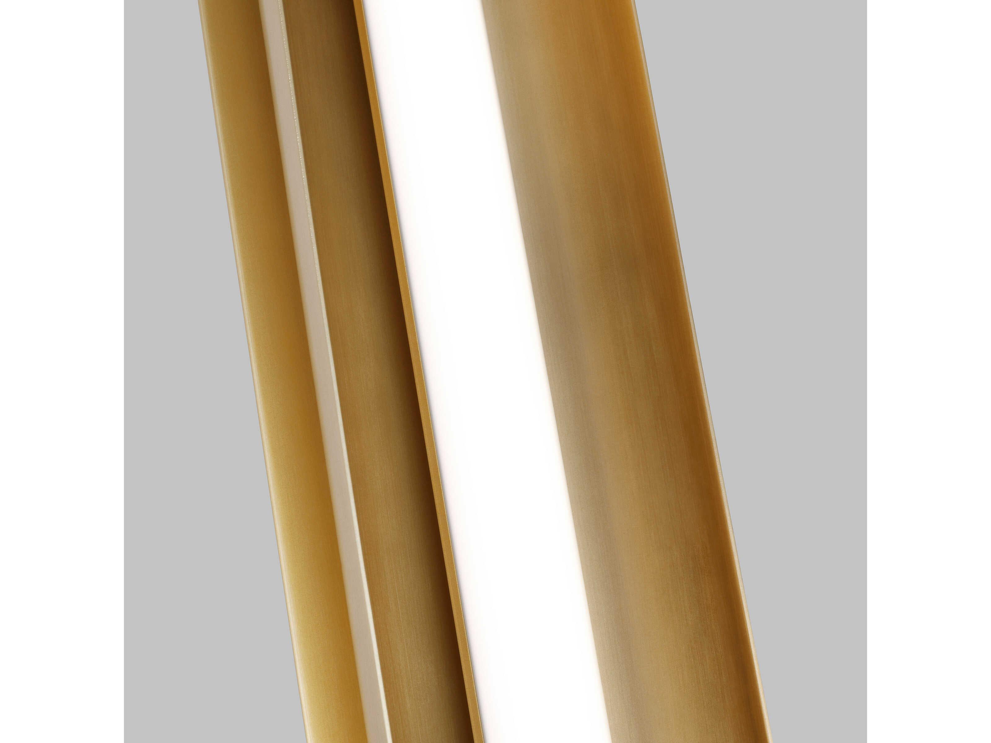 Visual Comfort Studio Carson 1-Light Burnished Brass Vanity Light