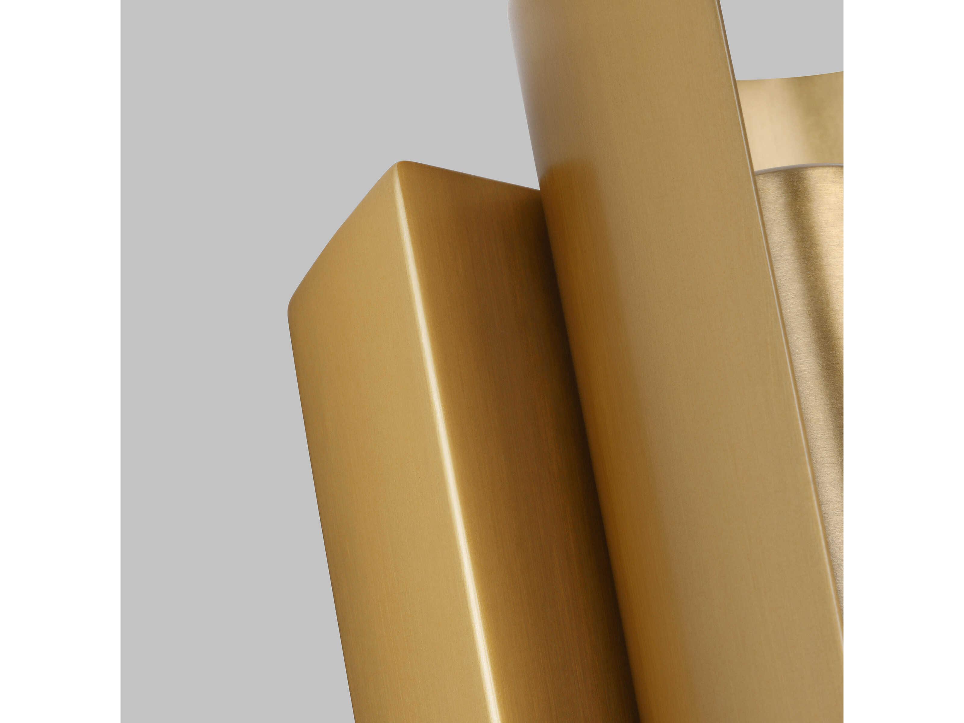 Visual Comfort Studio Carson 1-Light Burnished Brass Vanity Light