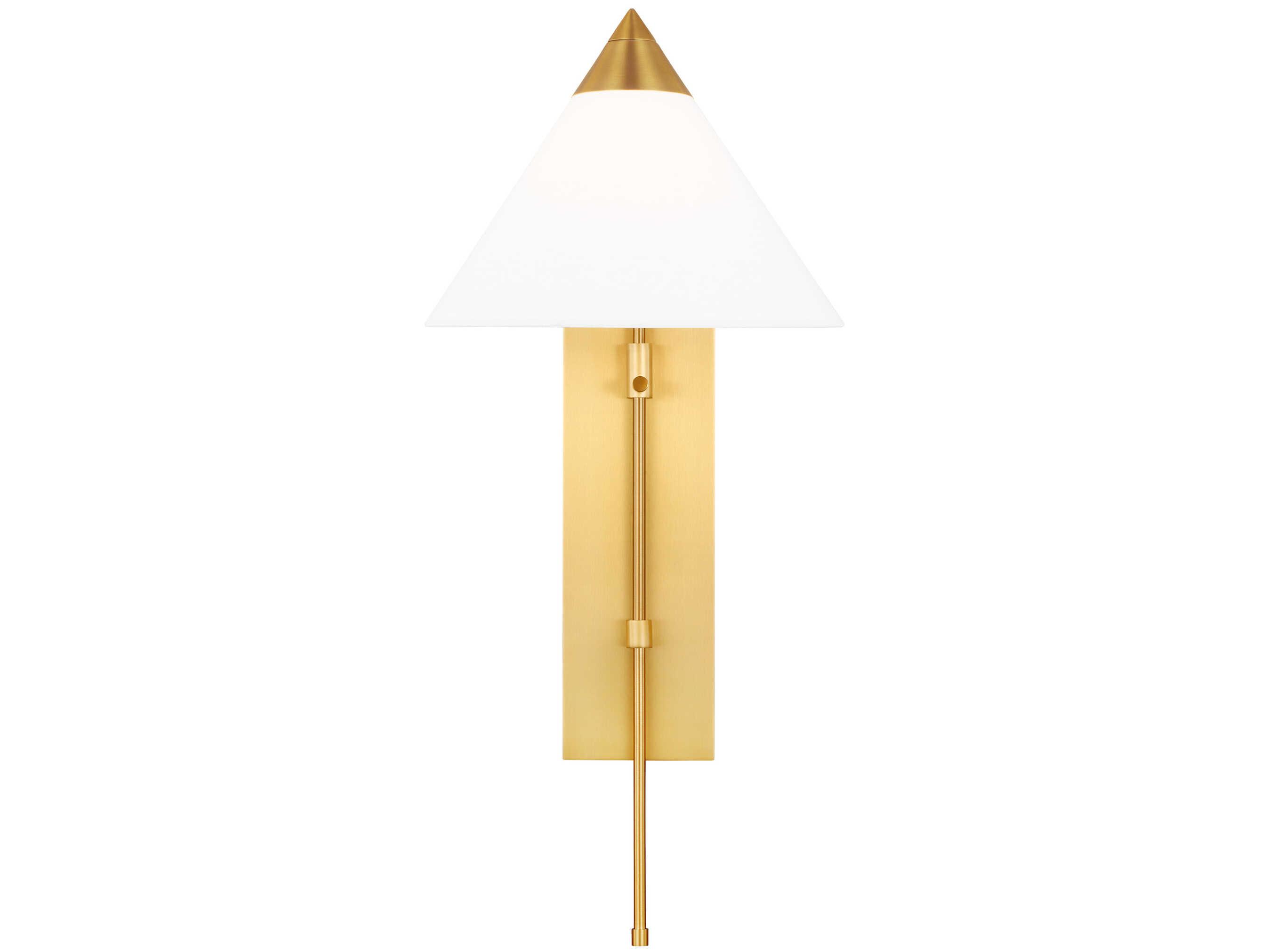 Visual Comfort Studio Franklin 1-Light Burnished Brass Wall Sconce