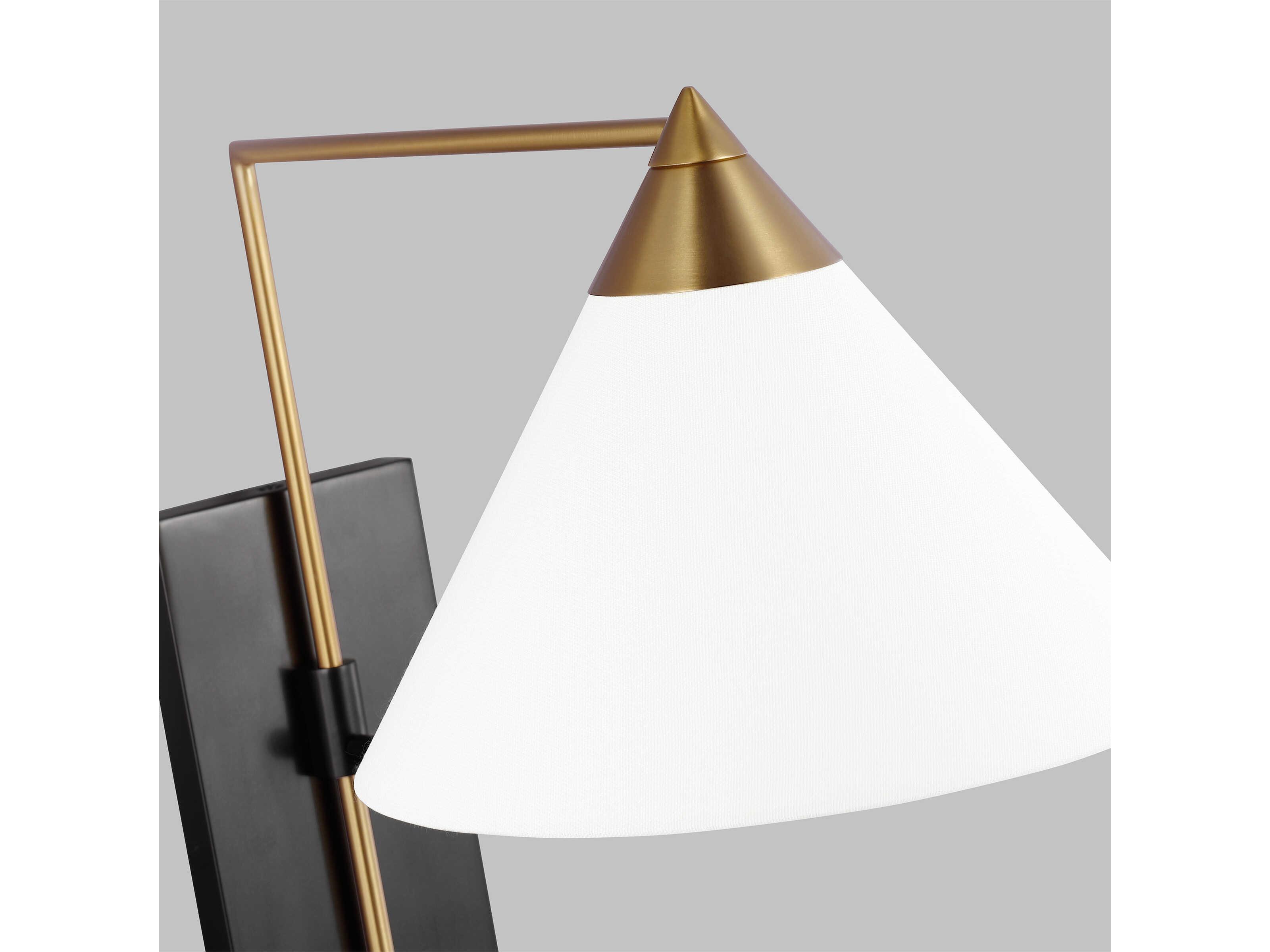 Visual Comfort Studio Franklin 1-Light Burnished Brass Deep Bronze Wall Sconce