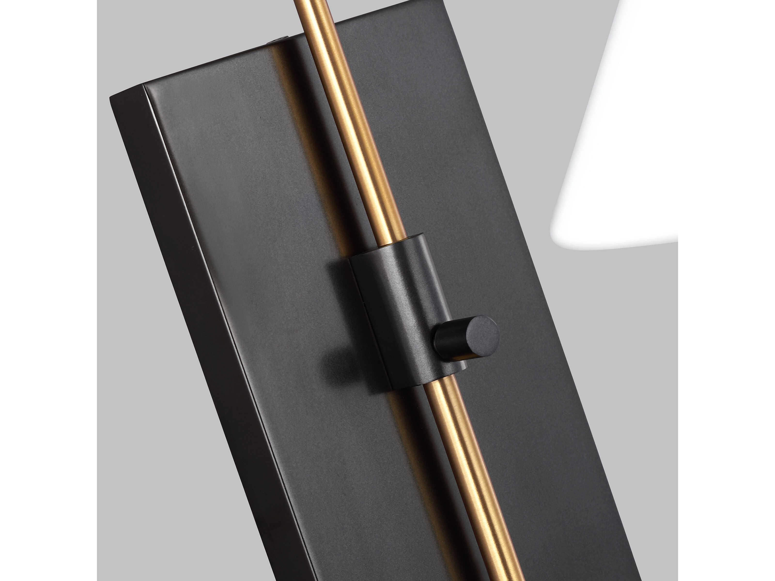 Visual Comfort Studio Franklin 1-Light Burnished Brass Deep Bronze Wall Sconce