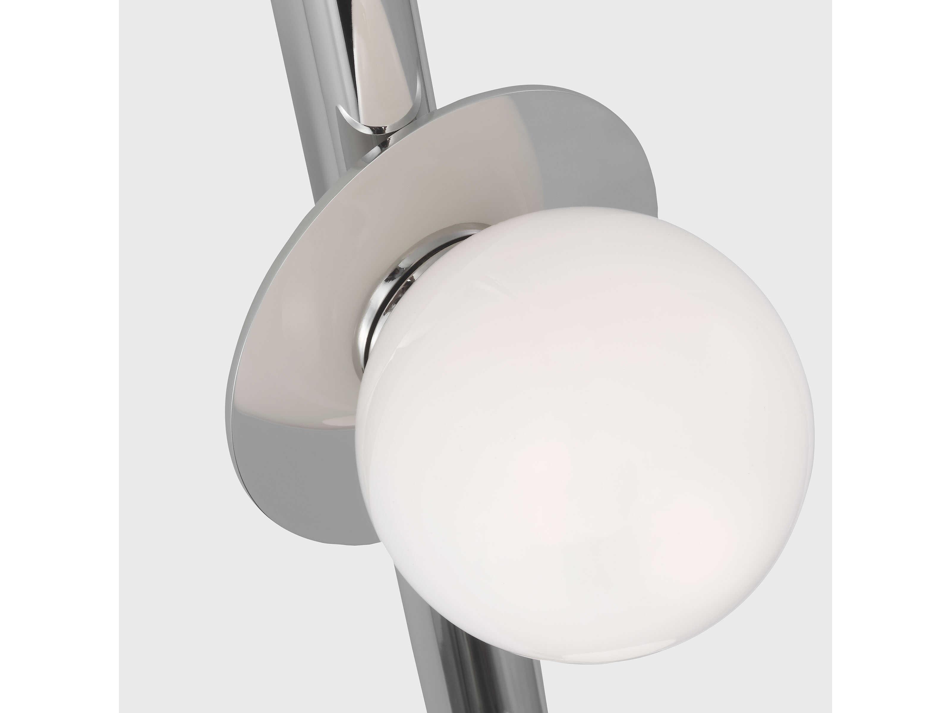 Visual Comfort Studio Nodes 5-Light Polished Nickel Vanity Light