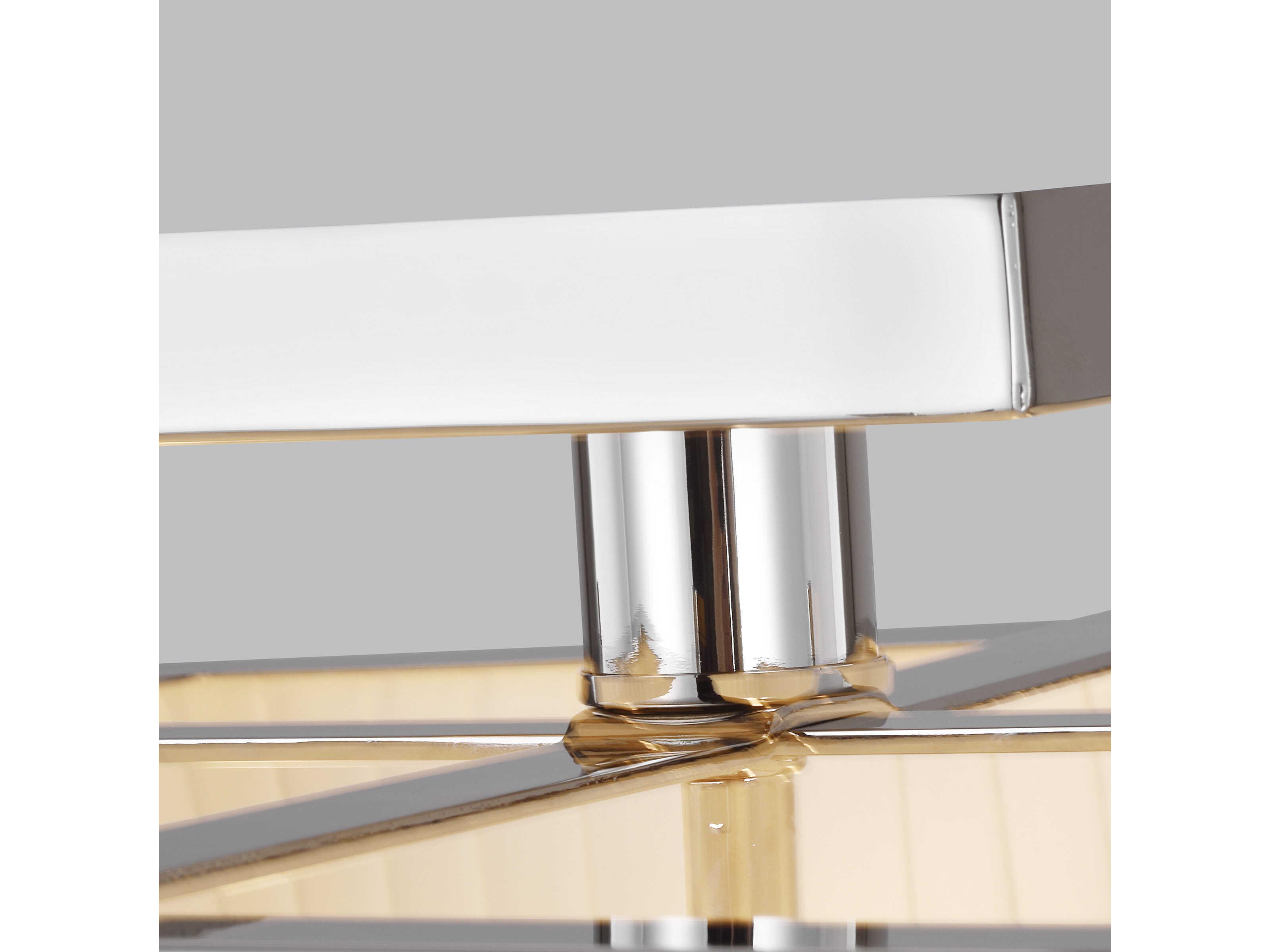 Visual Comfort Studio Esther 4-Light Polished Nickel Flush Mount