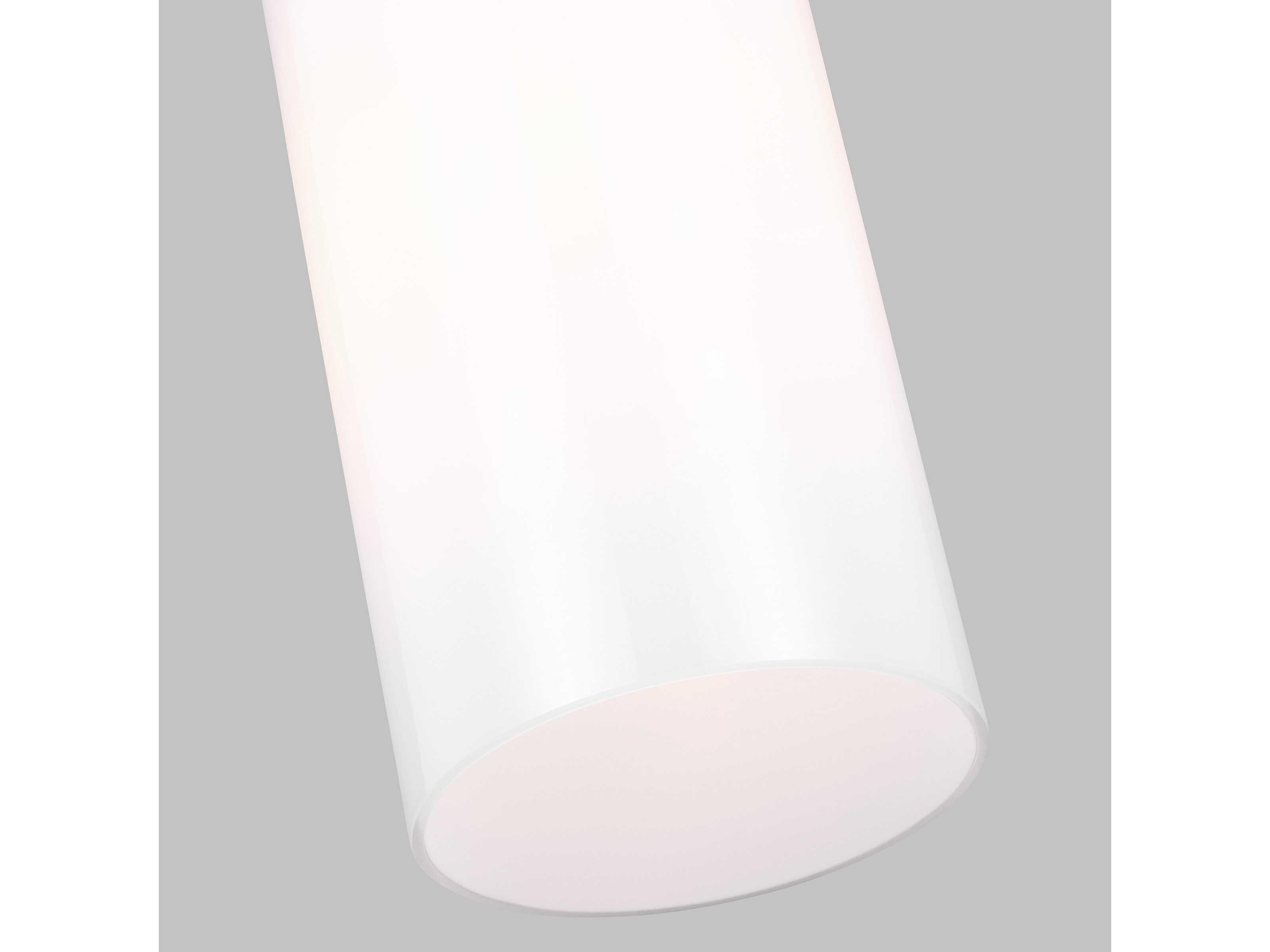 Visual Comfort Studio Hadley 1-Light Polished Nickel Cylinder Mini Pendant