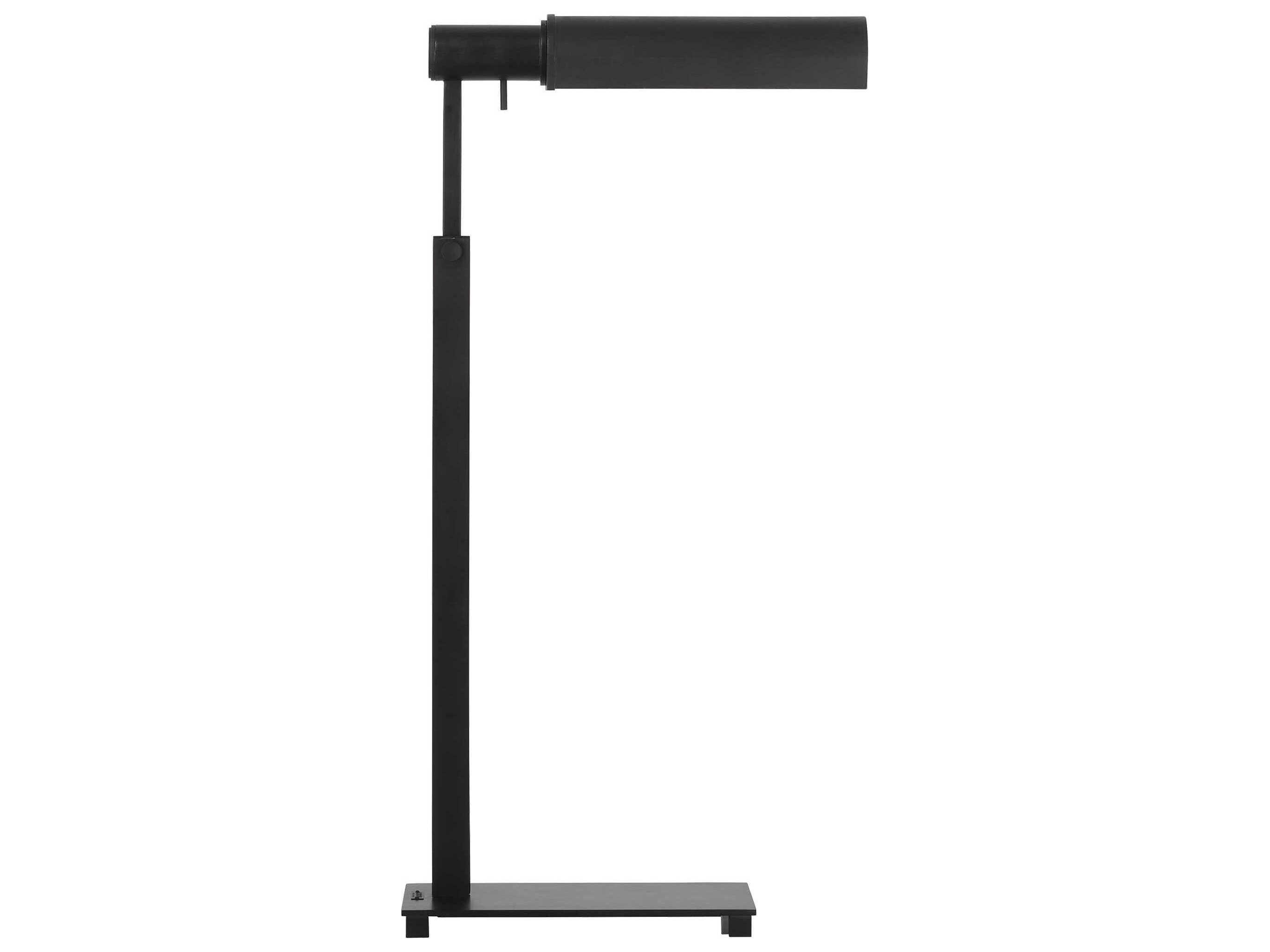 Visual Comfort Studio Leonard Aged Iron Black Floor Lamp