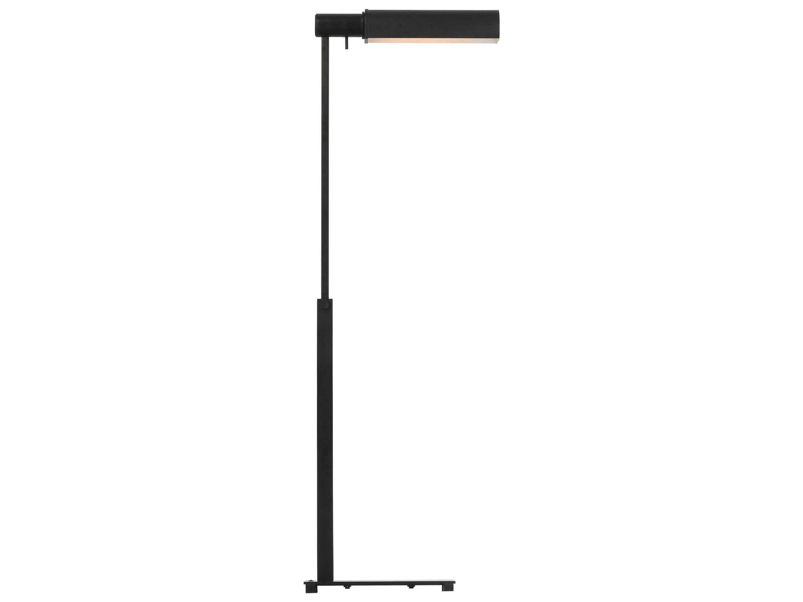 Visual Comfort Studio Leonard Aged Iron Black Floor Lamp