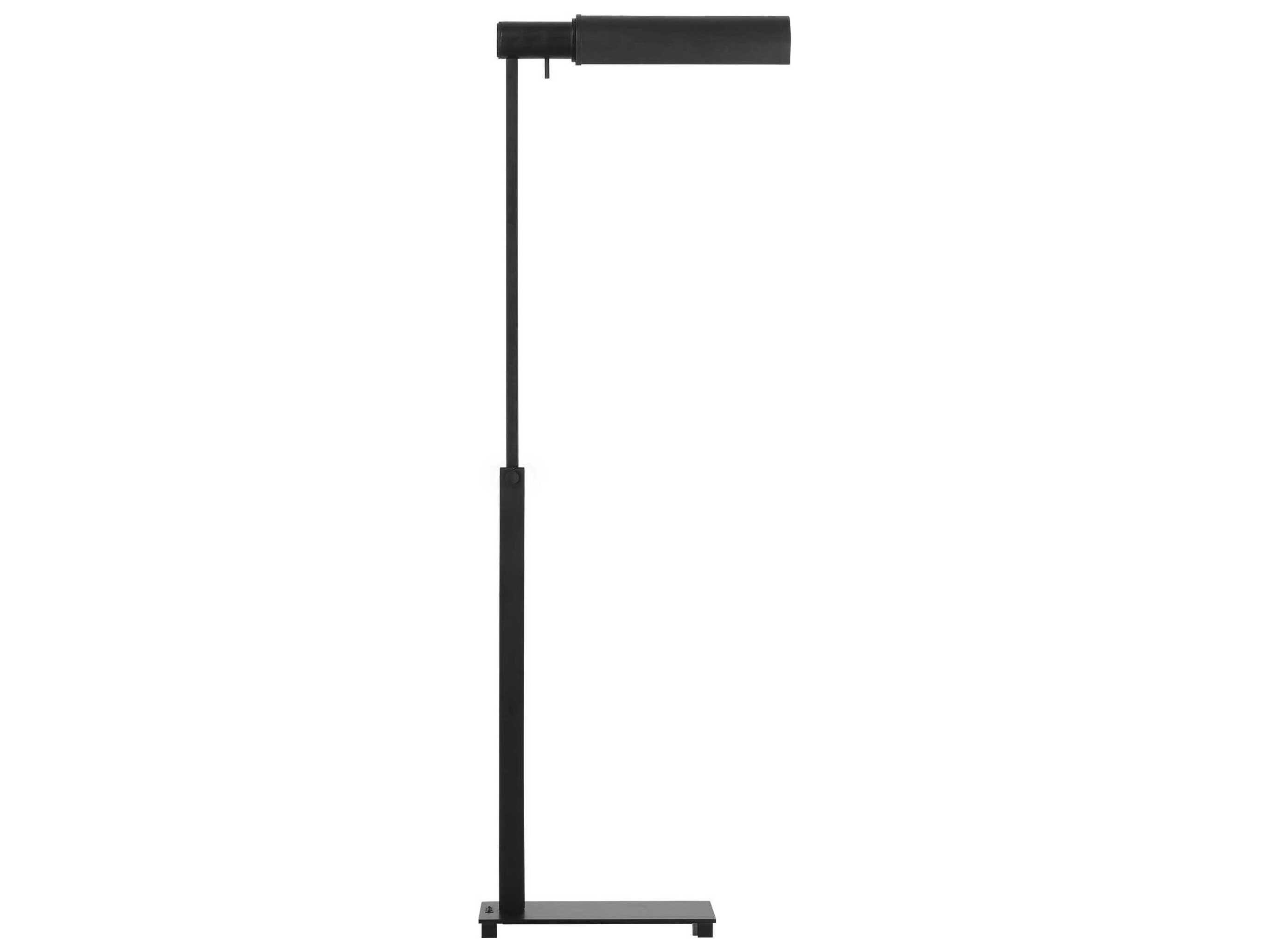 Visual Comfort Studio Leonard Aged Iron Black Floor Lamp