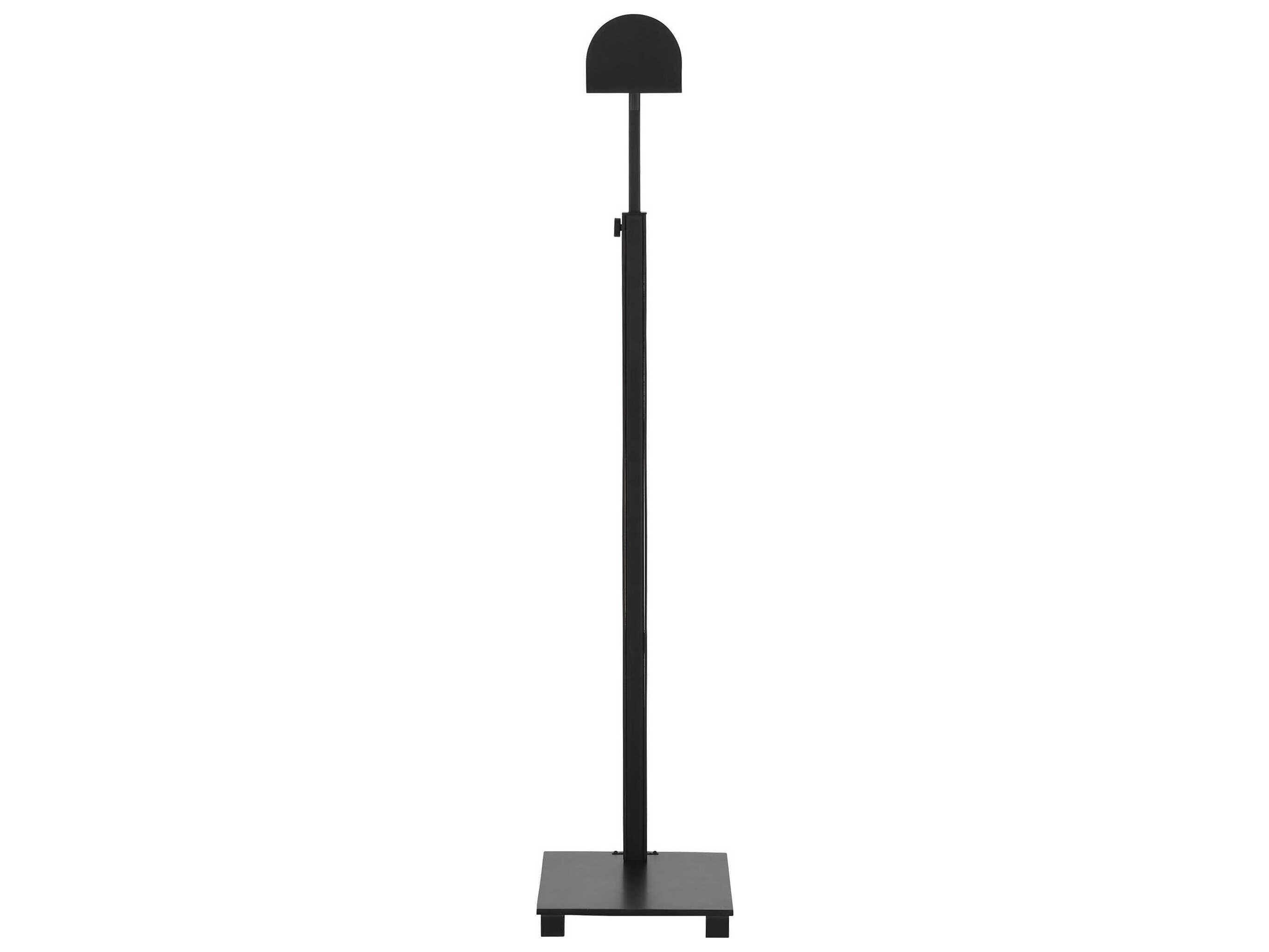 Visual Comfort Studio Leonard Aged Iron Black Floor Lamp