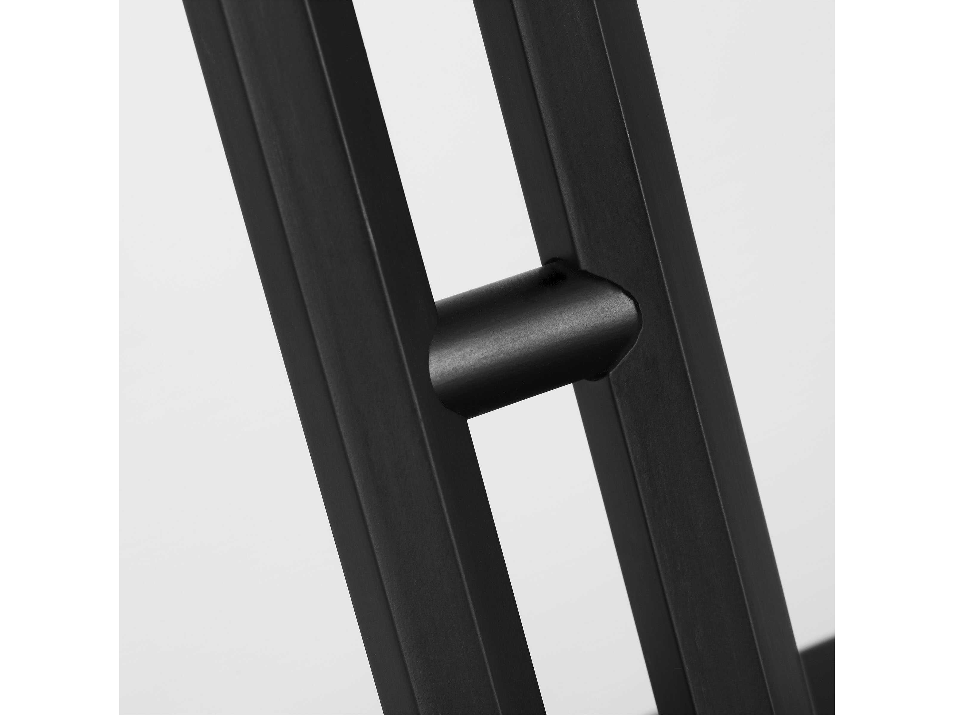 Visual Comfort Studio Haddon Aged Iron White Linen Black Floor Lamp