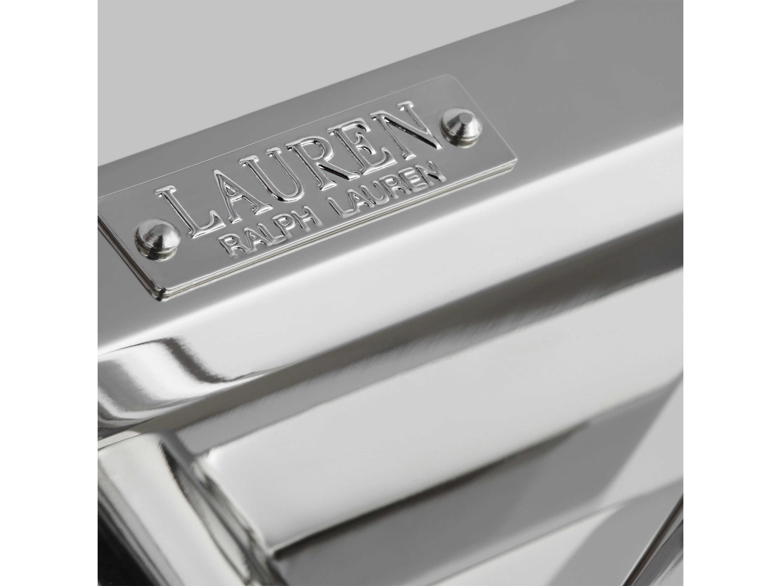 Visual Comfort Studio Flynn 3-Light Polished Nickel Vanity Light