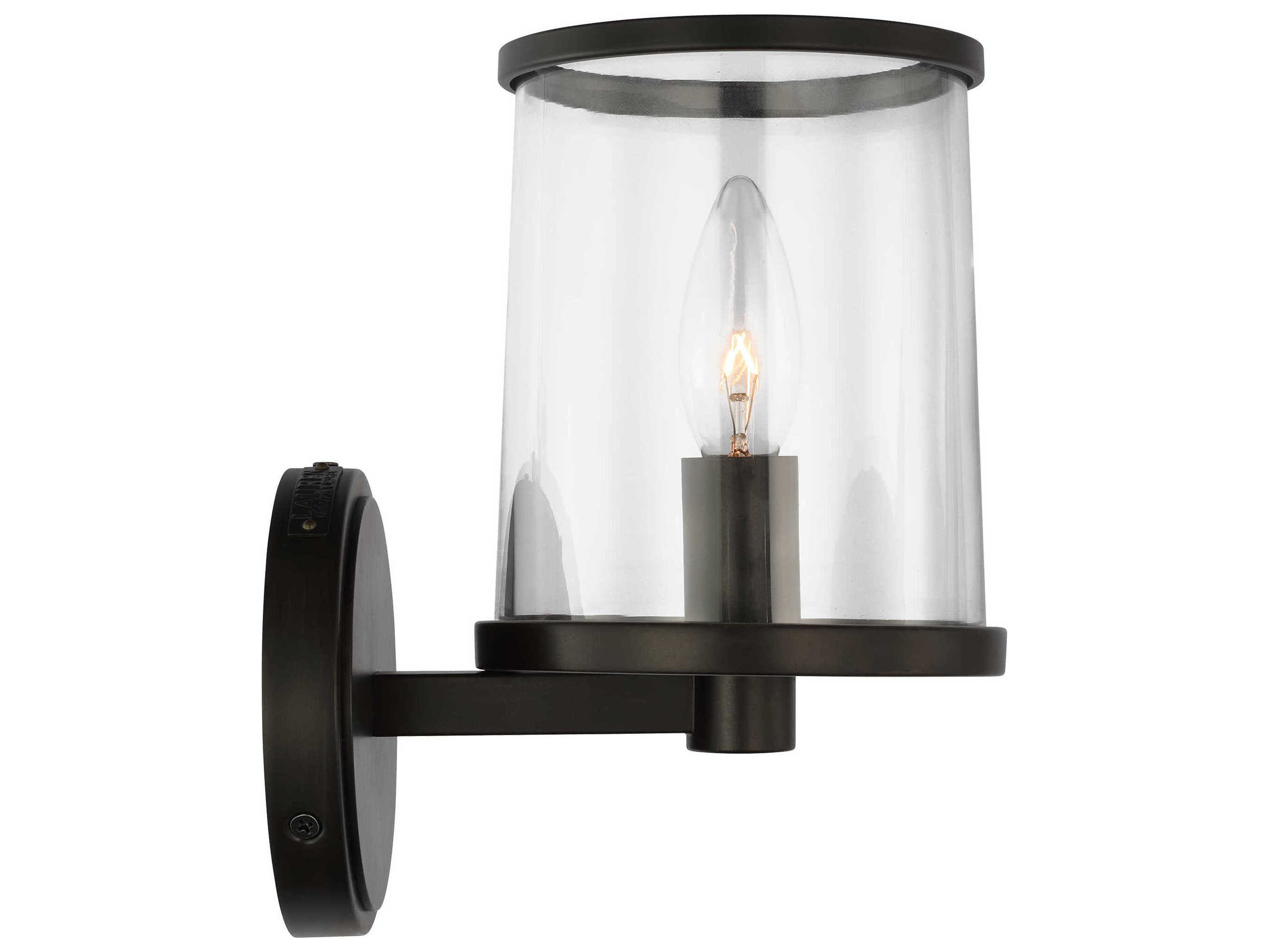 Visual Comfort Studio Reynolds 1-Light Aged Iron Black Wall Sconce
