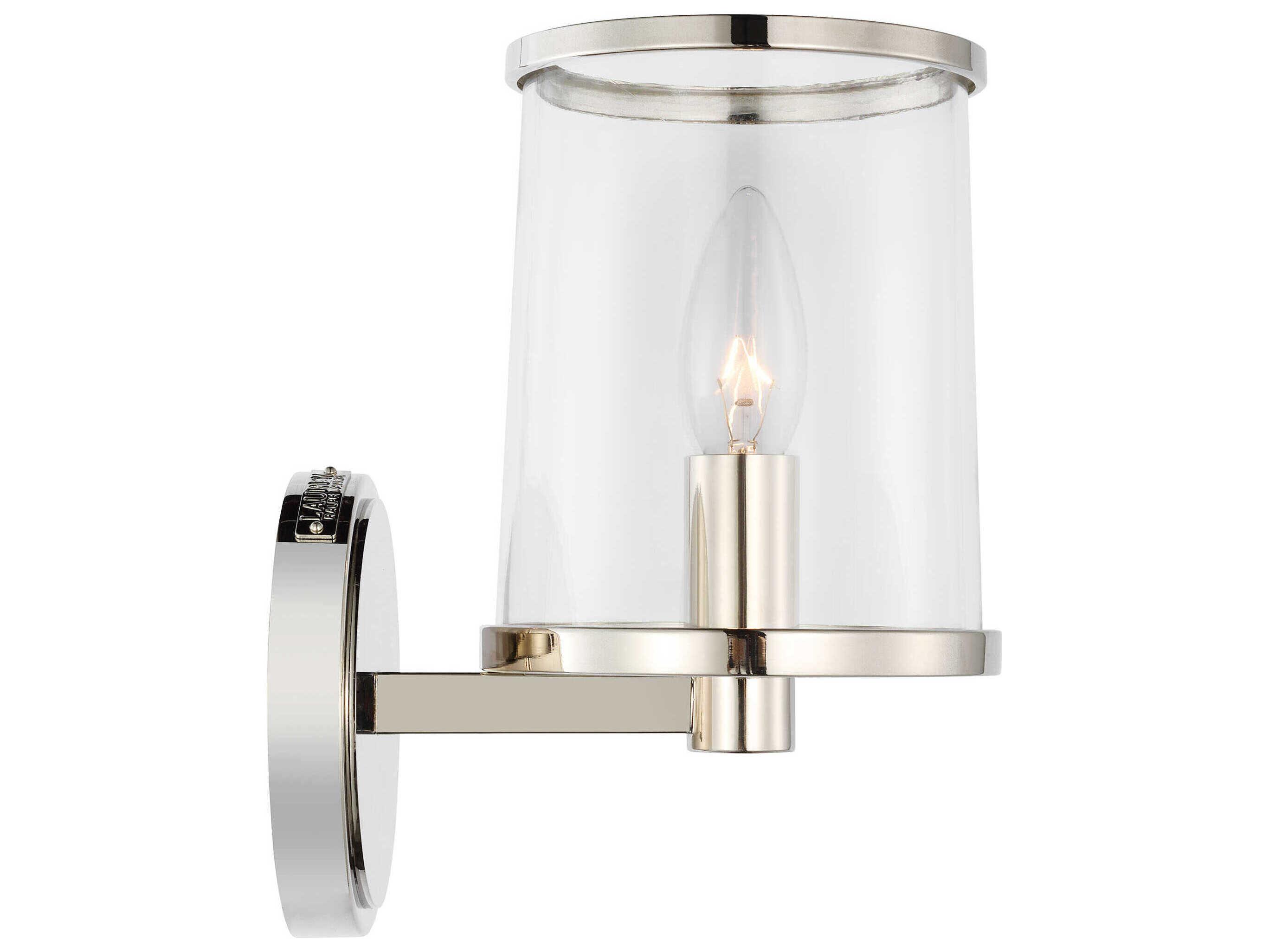 Visual Comfort Studio Reynolds 1-Light Polished Nickel Wall Sconce