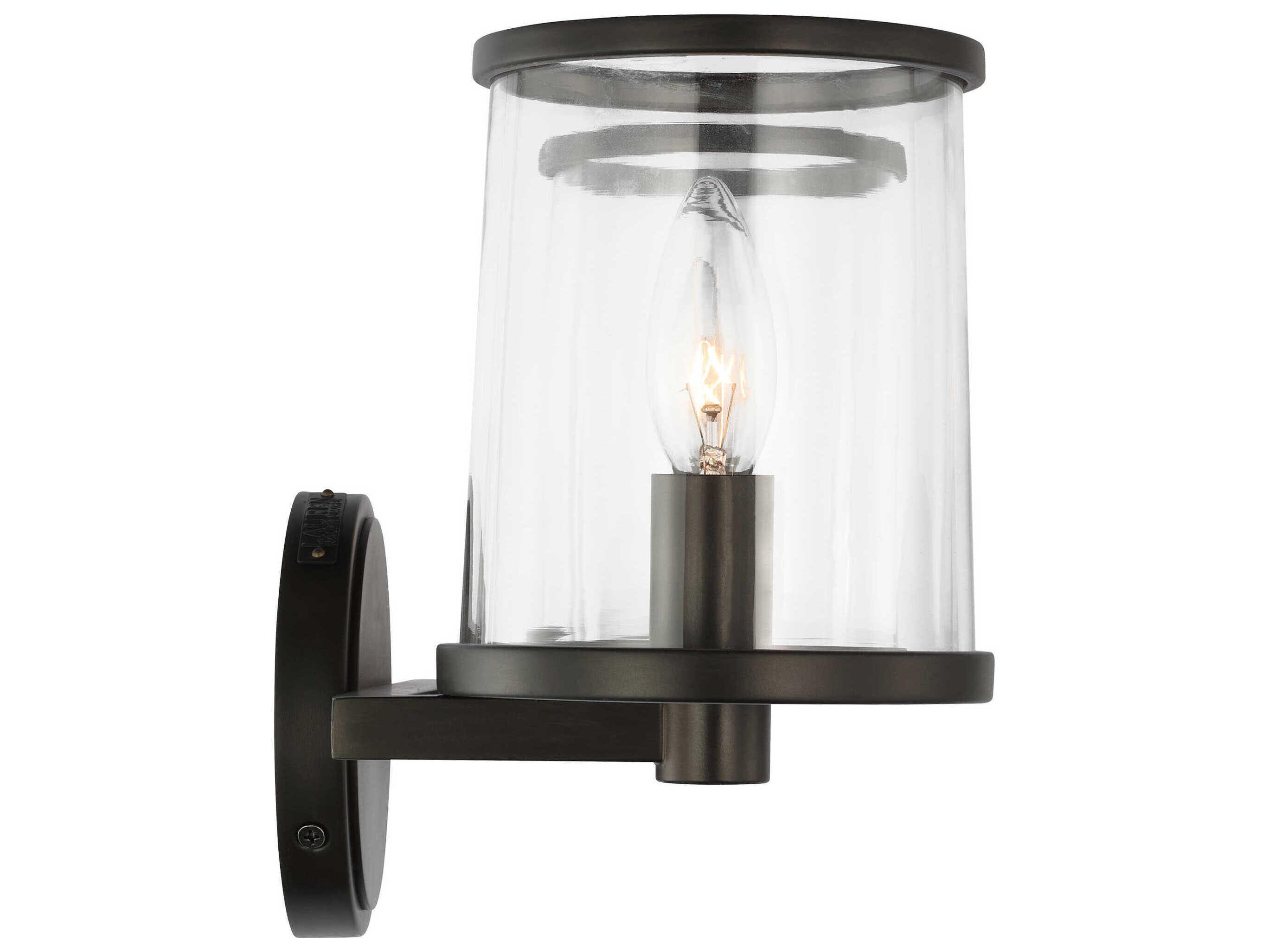 Visual Comfort Studio Reynolds 2-Light Aged Iron Black Vanity Light
