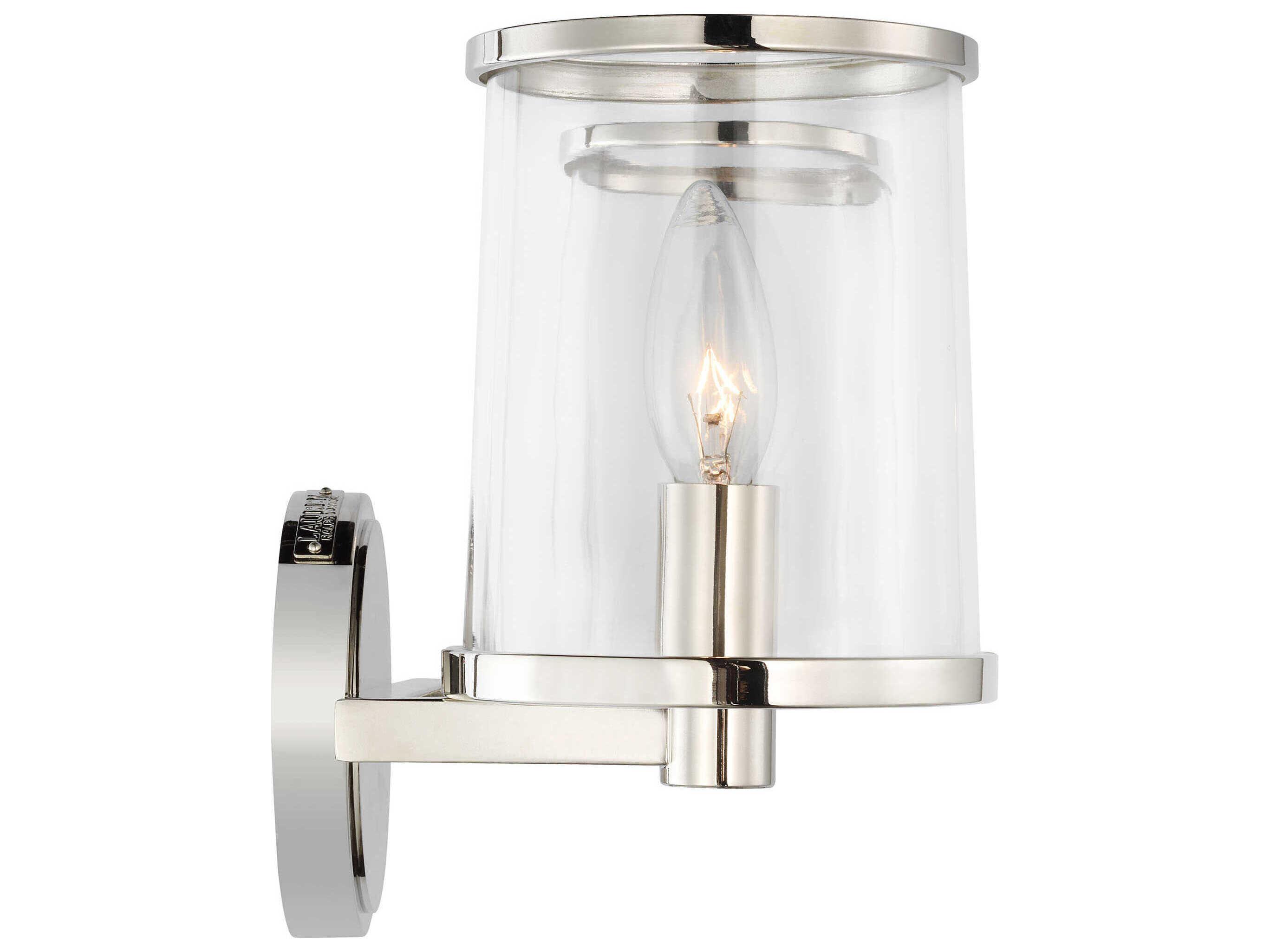 Visual Comfort Studio Reynolds 2-Light Polished Nickel Vanity Light