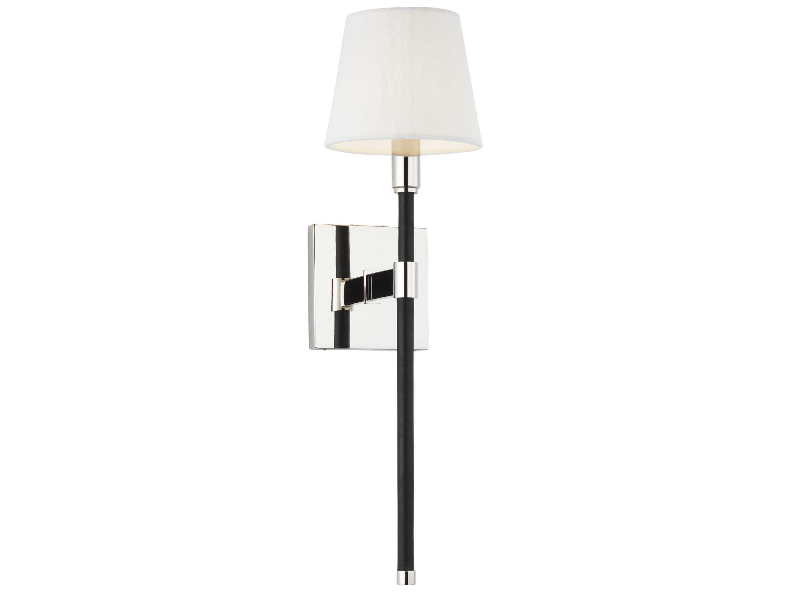 Visual Comfort Studio Katie 1-Light Polished Nickel Wall Sconce