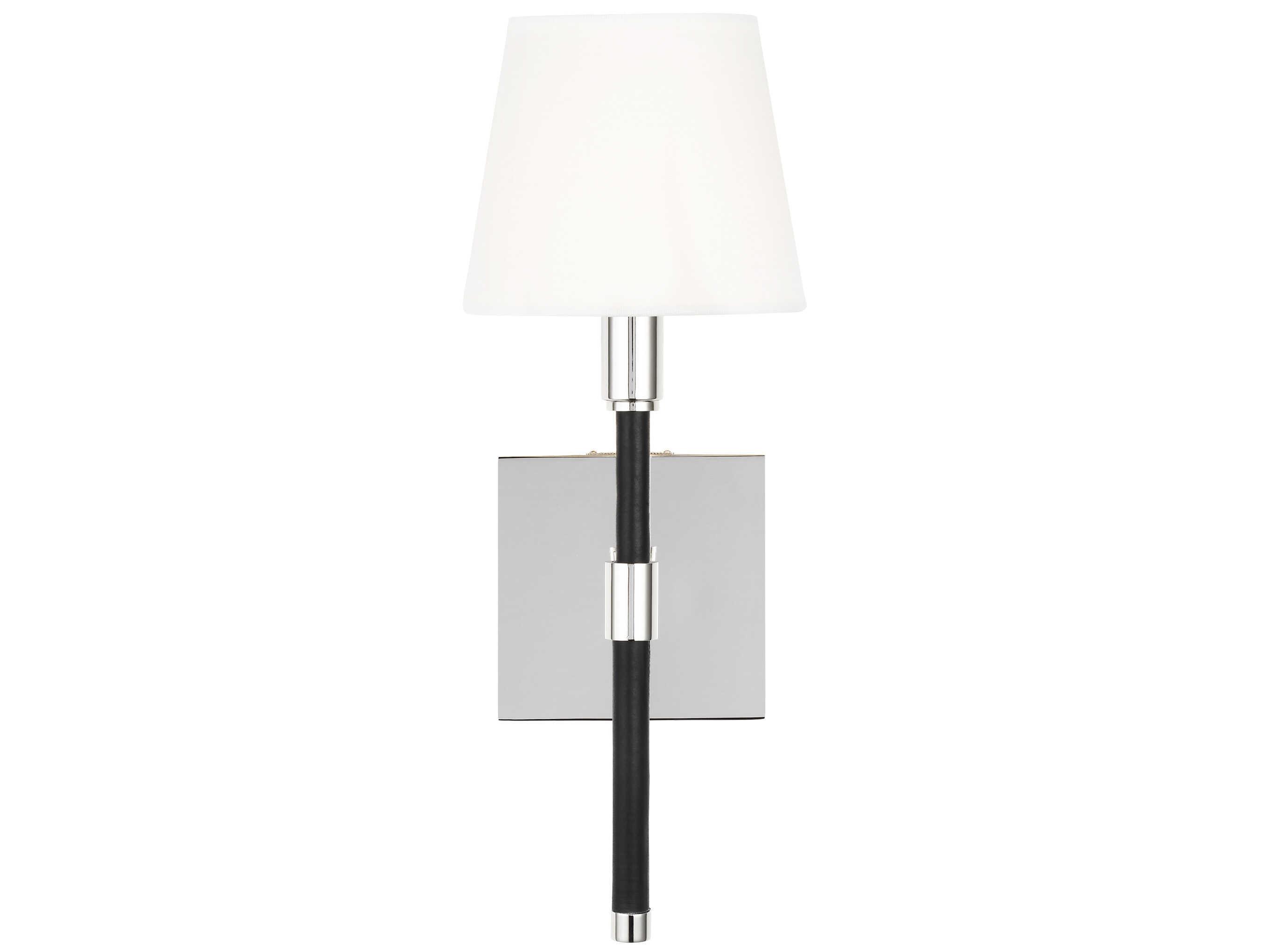 Visual Comfort Studio Katie 1-Light Polished Nickel Wall Sconce