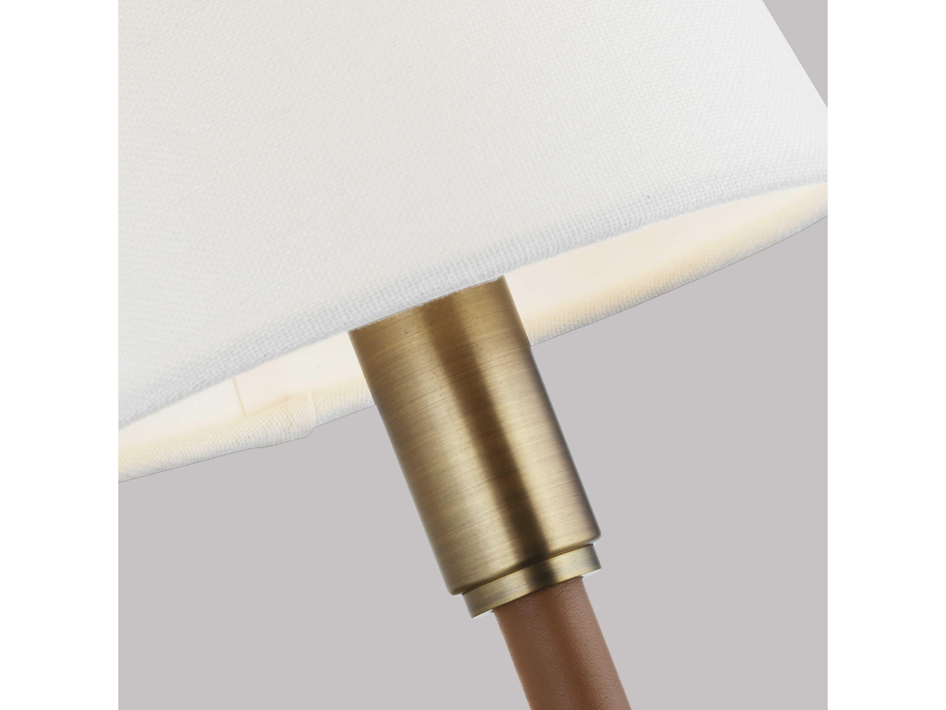 Visual Comfort Studio Katie 1-Light Time Worn Brass Wall Sconce