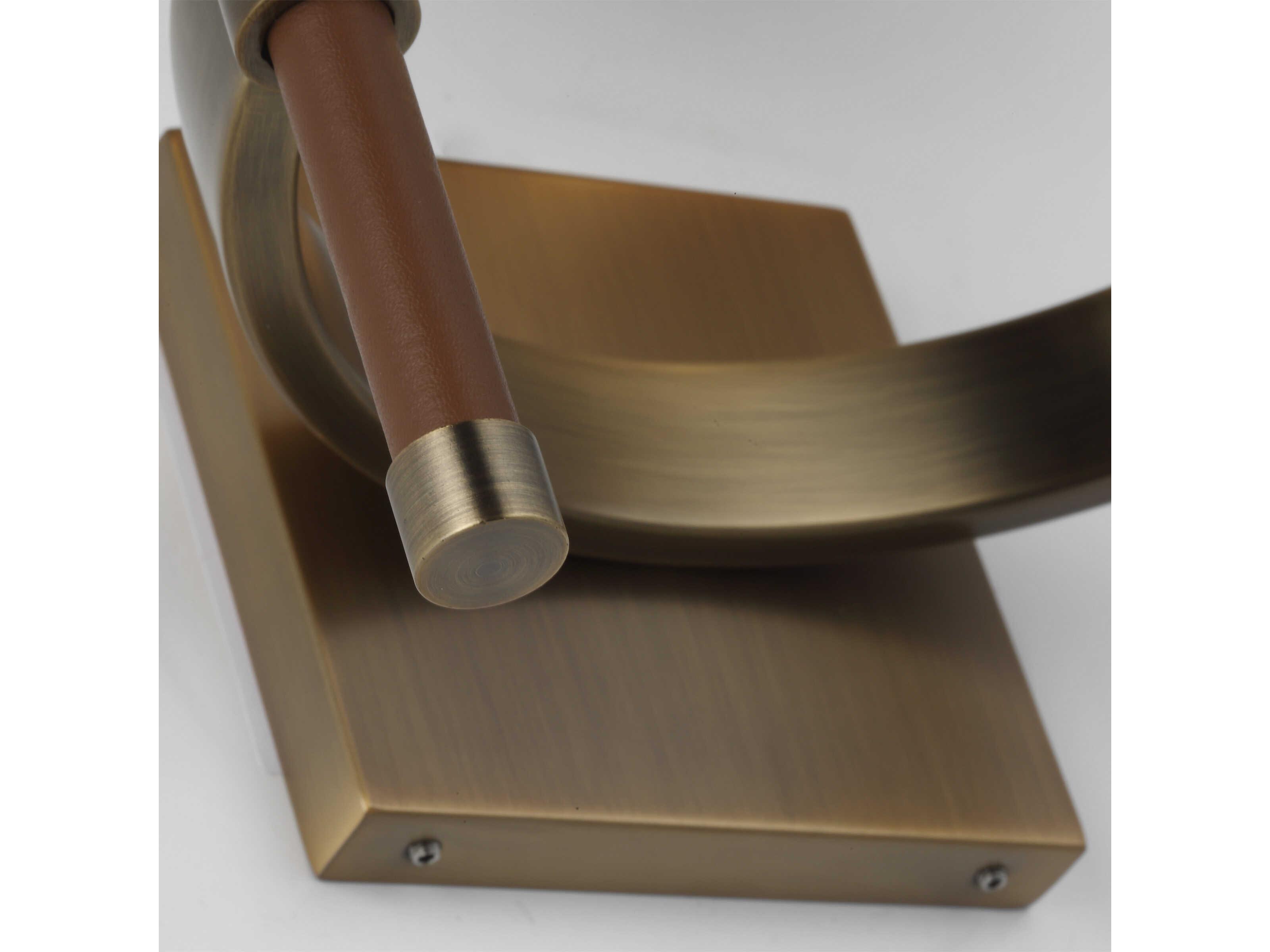 Visual Comfort Studio Katie 2-Light Time Worn Brass Vanity Light