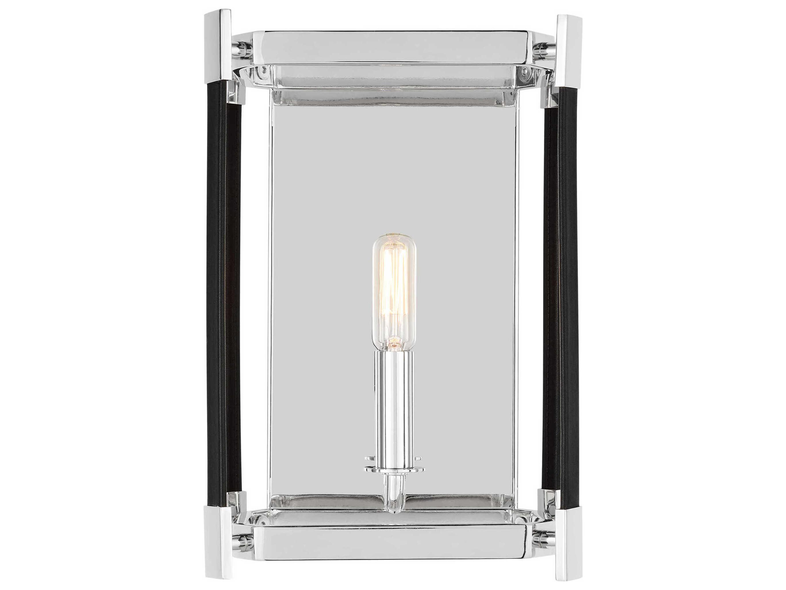 Visual Comfort Studio Hadley 1-Light Polished Nickel Wall Sconce