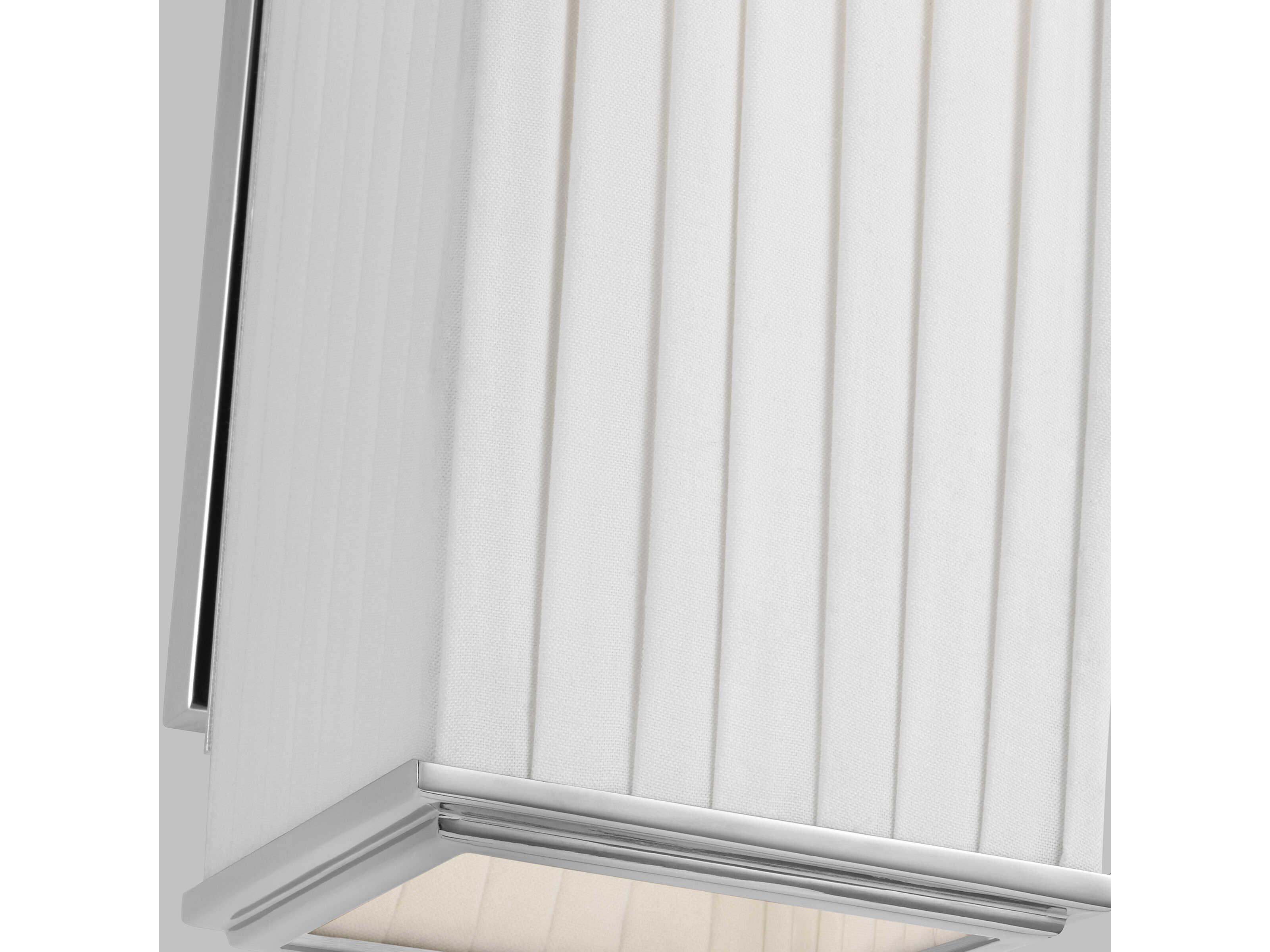 Visual Comfort Studio Esther 1-Light Polished Nickel Wall Sconce