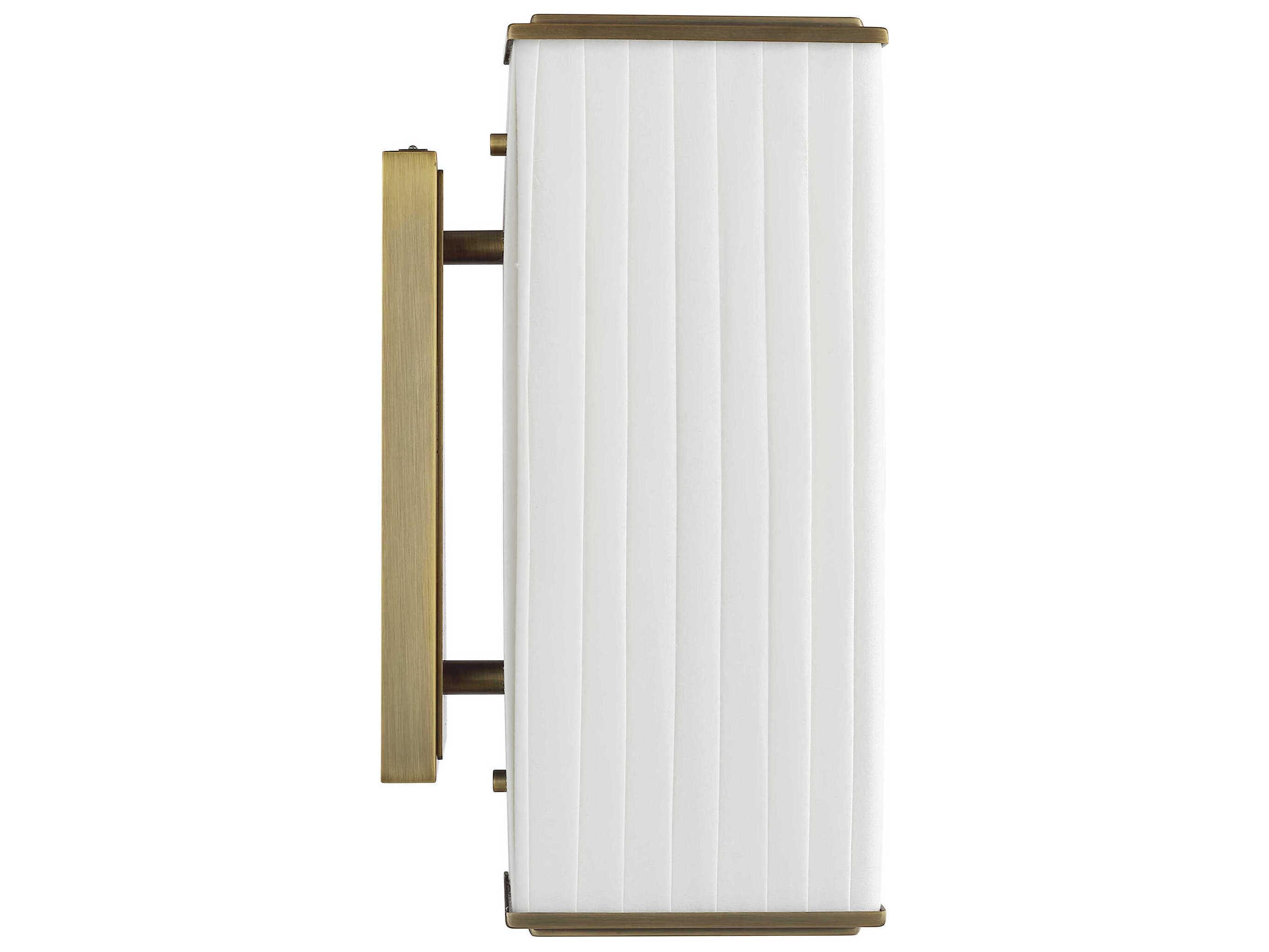 Visual Comfort Studio Esther 1-Light Time Worn Brass Wall Sconce