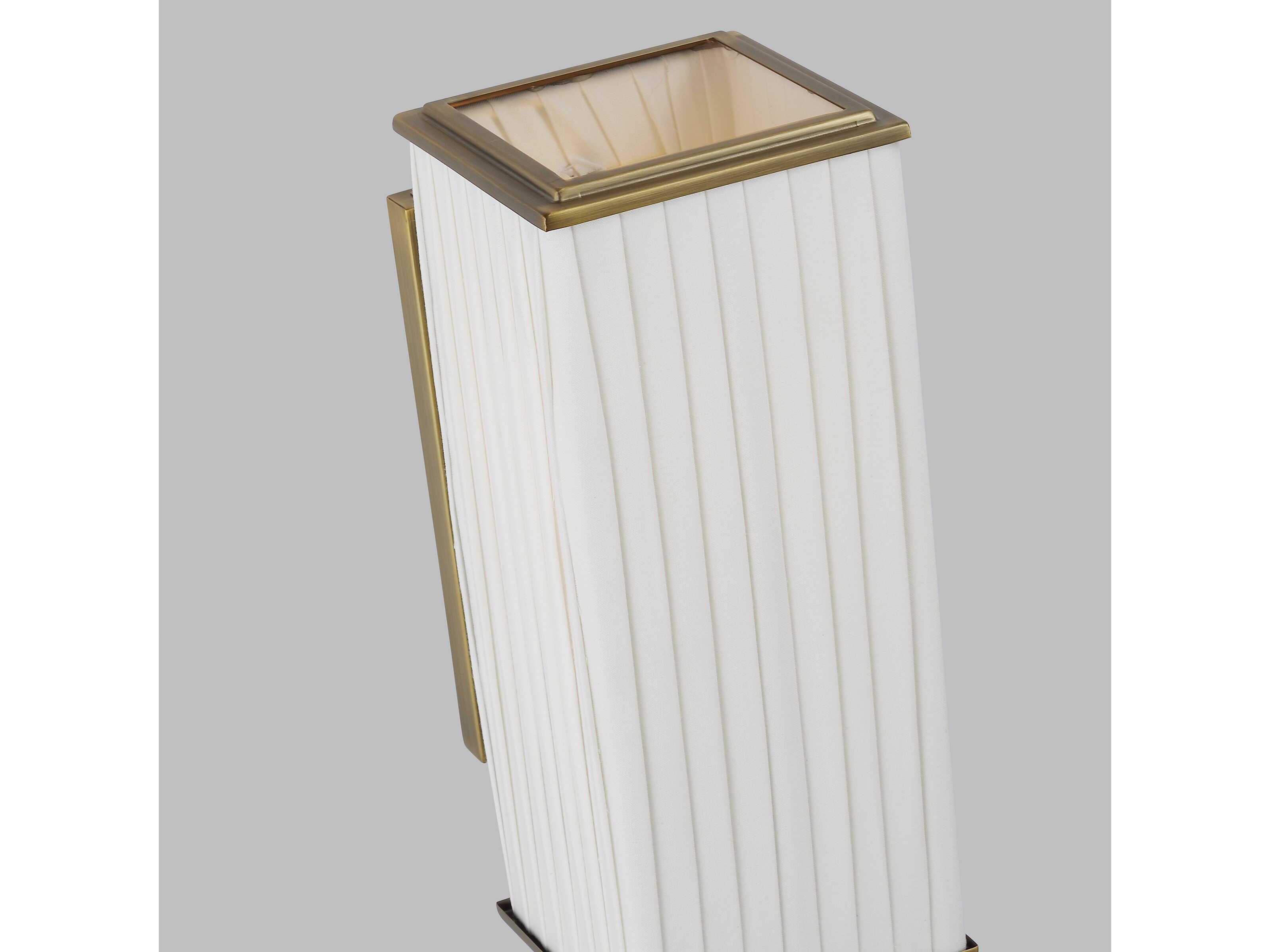 Visual Comfort Studio Esther 1-Light Time Worn Brass Wall Sconce