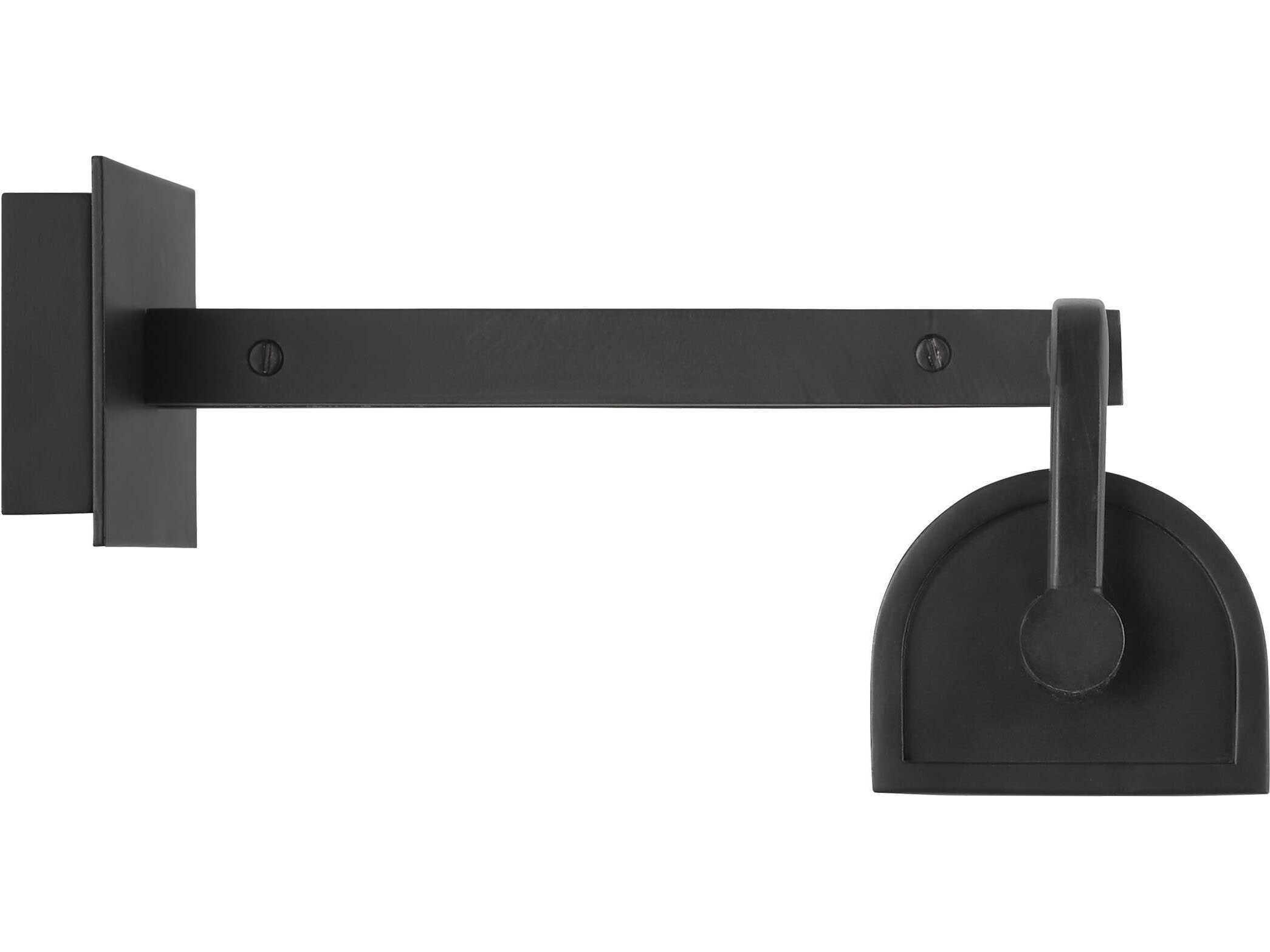 Visual Comfort Studio Leonard 1-Light Aged Iron Black Picture Light