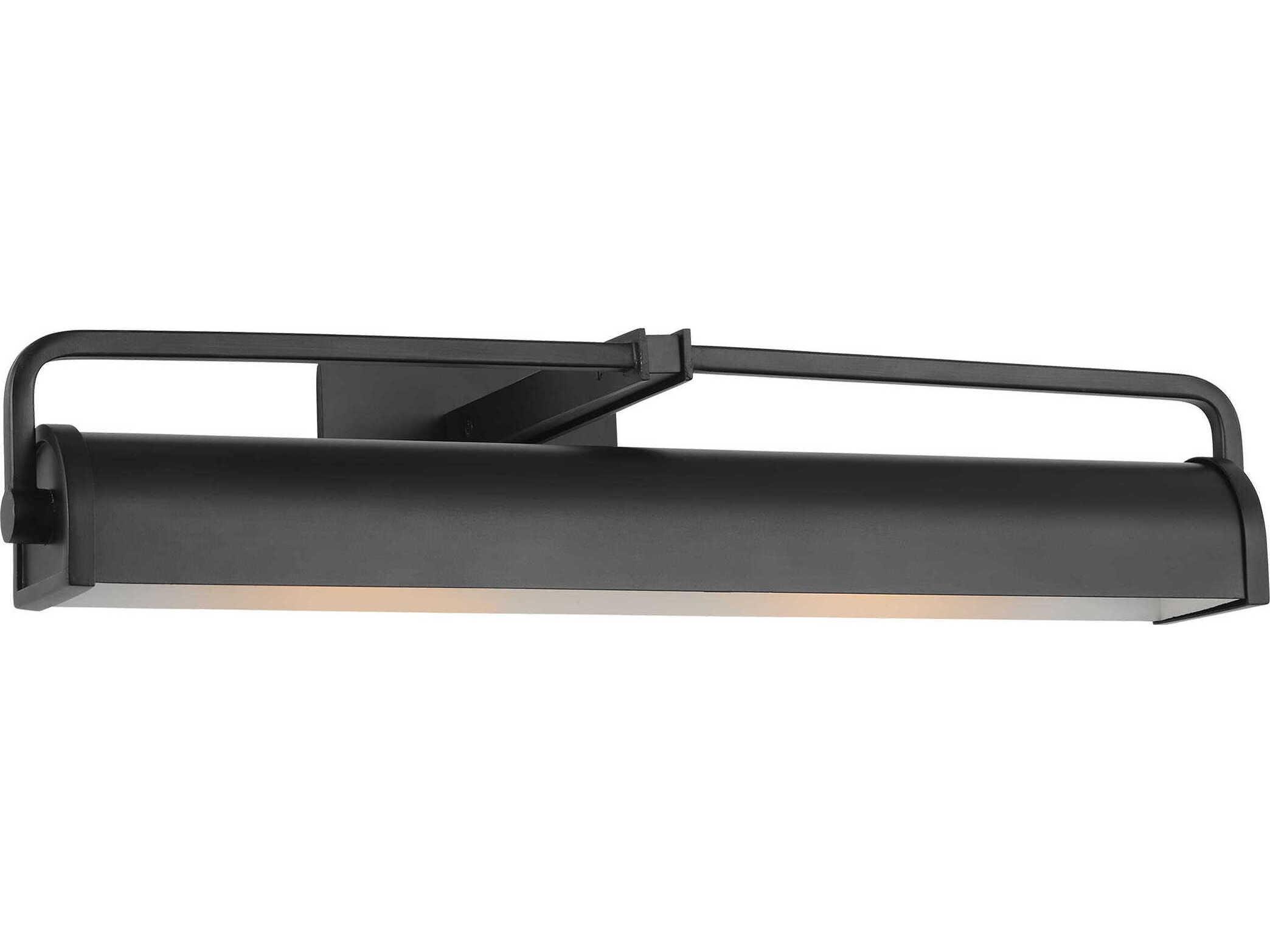 Visual Comfort Studio Leonard 2-Light Aged Iron Black Picture Light